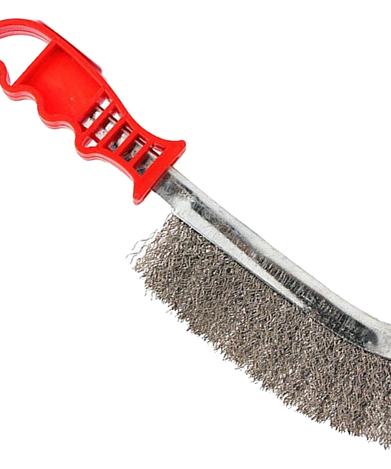 (Pack of 3) Heavy Duty Spid Wire Hand Brush | Stainless Steel Bristles for Rust Removal by Dapetz