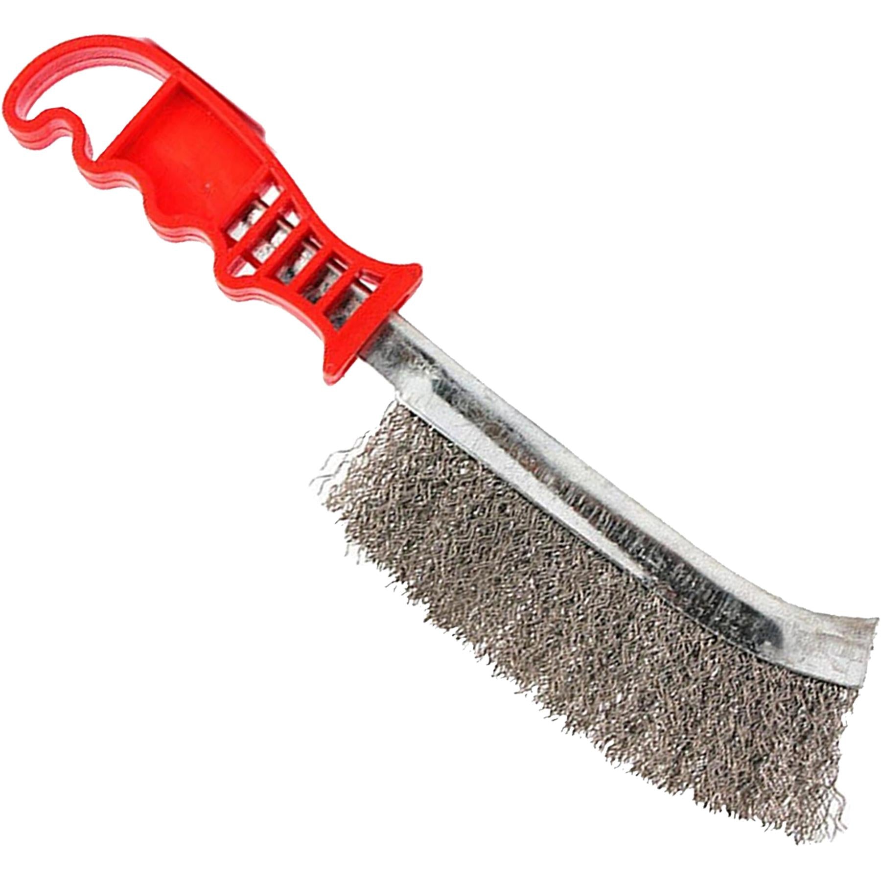 (Pack of 3) Heavy Duty Spid Wire Hand Brush | Stainless Steel Bristles for Rust Removal by Dapetz