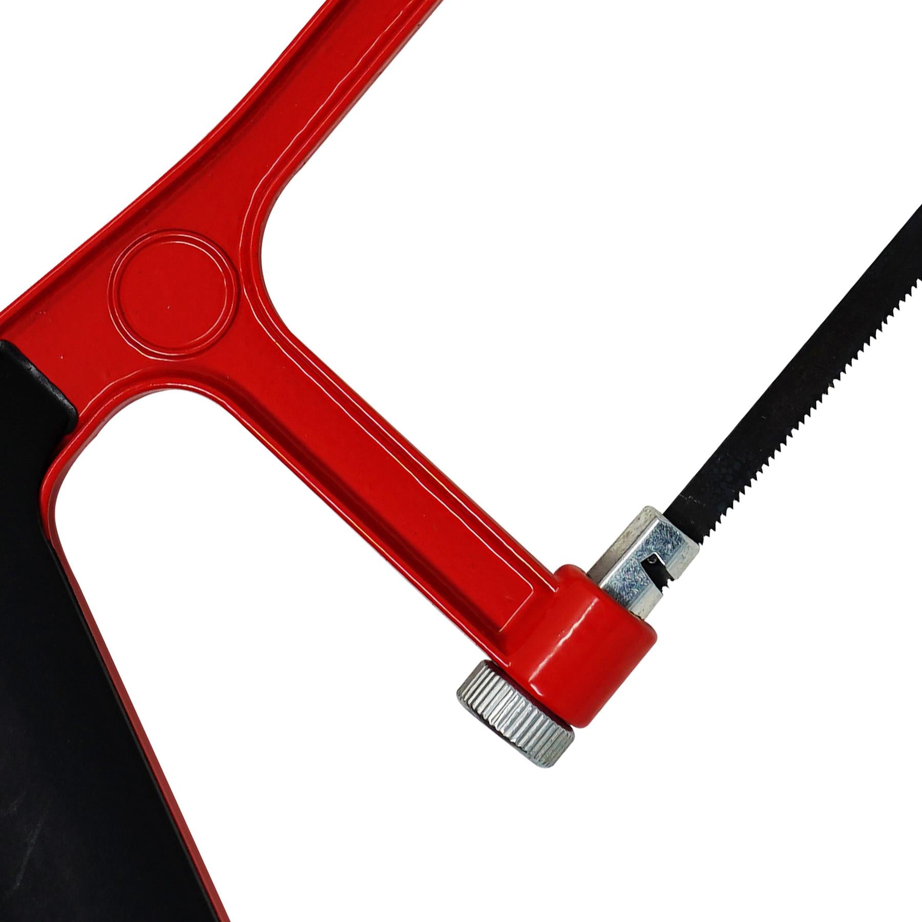 Hacksaw Frame With Mitre Box Cutting Carpenter Woodwork DIY Hand Tool Red By Dapetz