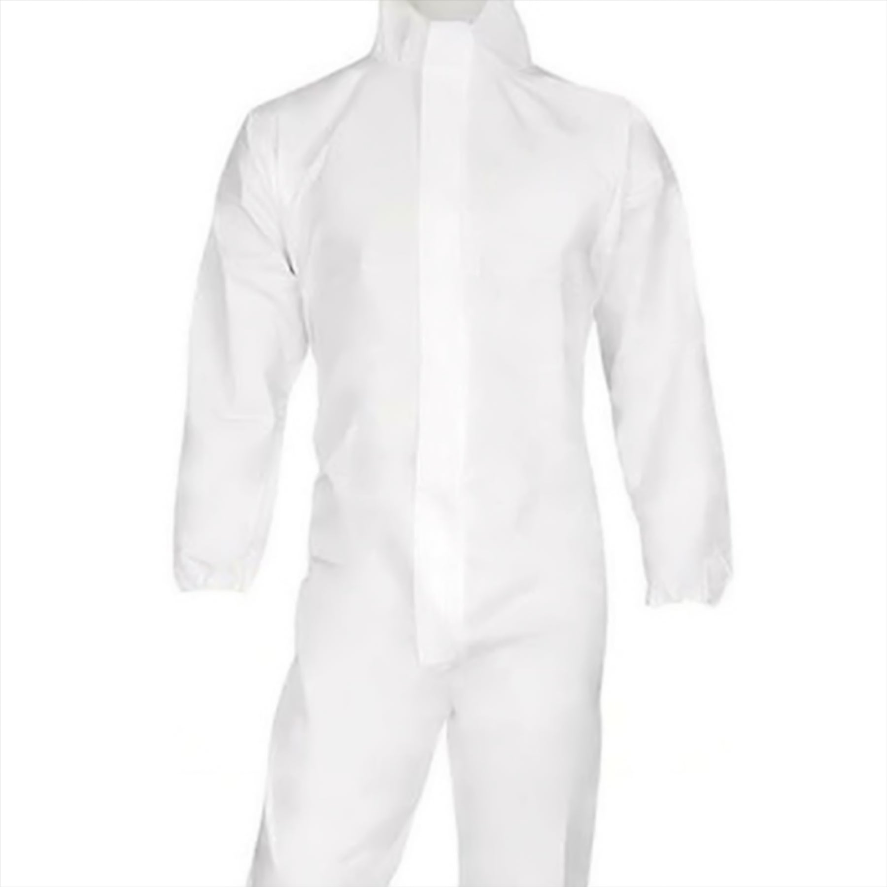 Disposable Breatheable Coveralls Boile Hood Protective Suit With Zip Large