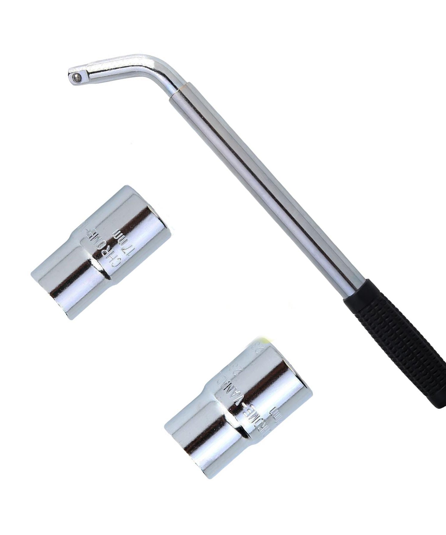 21" Car Van Telescopic Extendable Wheel Wrench 17mm 19mm By Dapetz