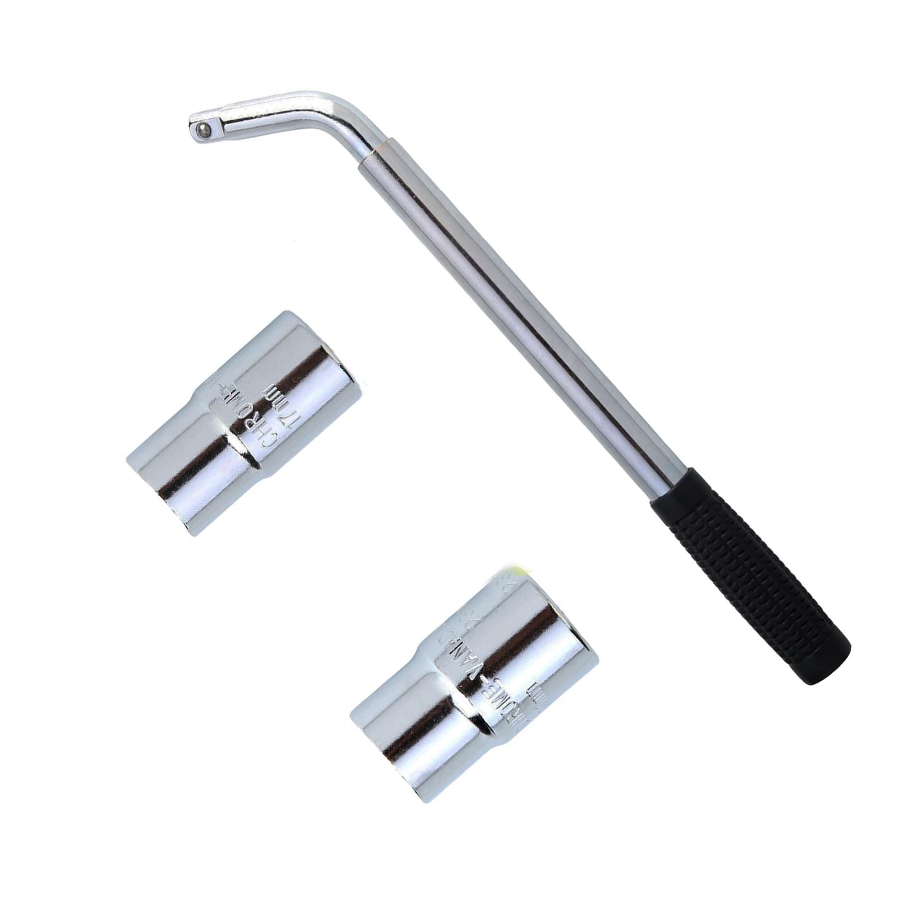 21" Car Van Telescopic Extendable Wheel Wrench 17mm 19mm By Dapetz