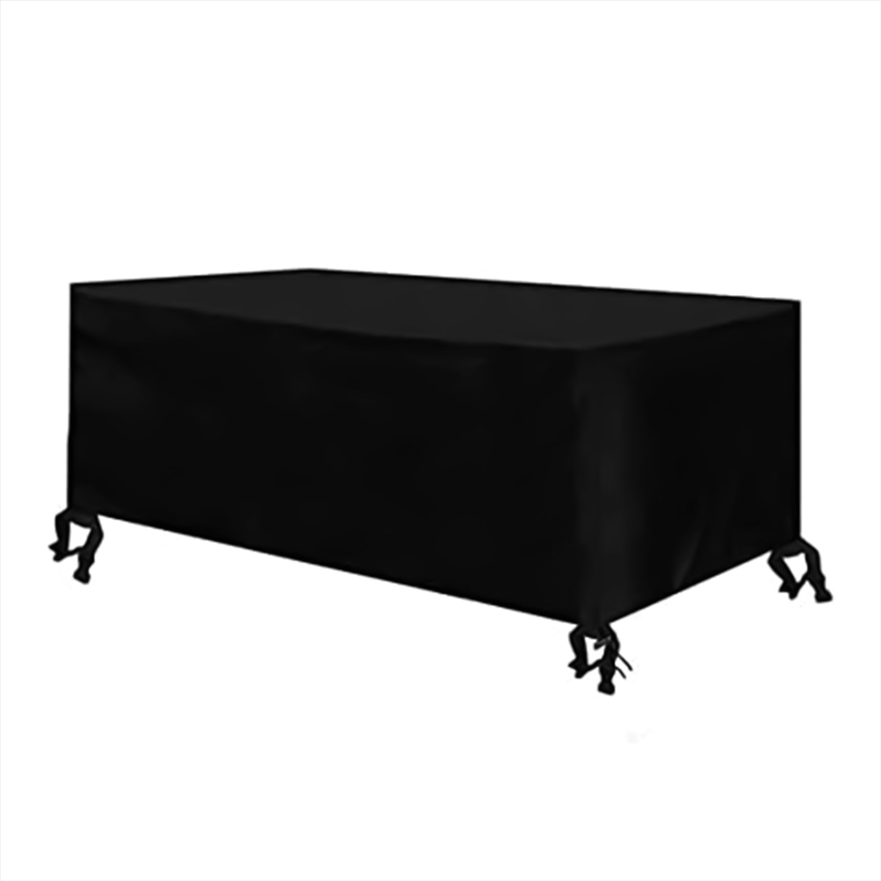 Waterproof Patio Heavy Duty Rectangle 420D Polyester Table By Dapetz