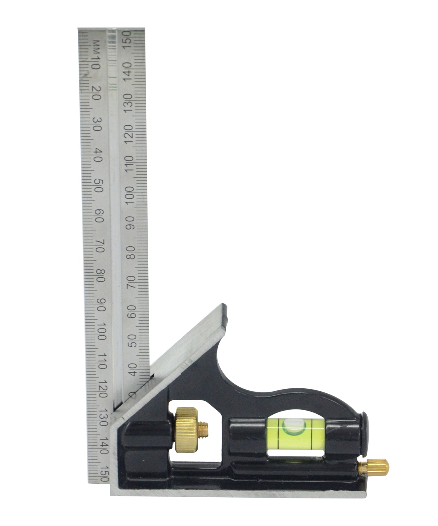 Combination Square Stainless Steel Spirit 6" Level Measuring Tool Tempered By Dapetz