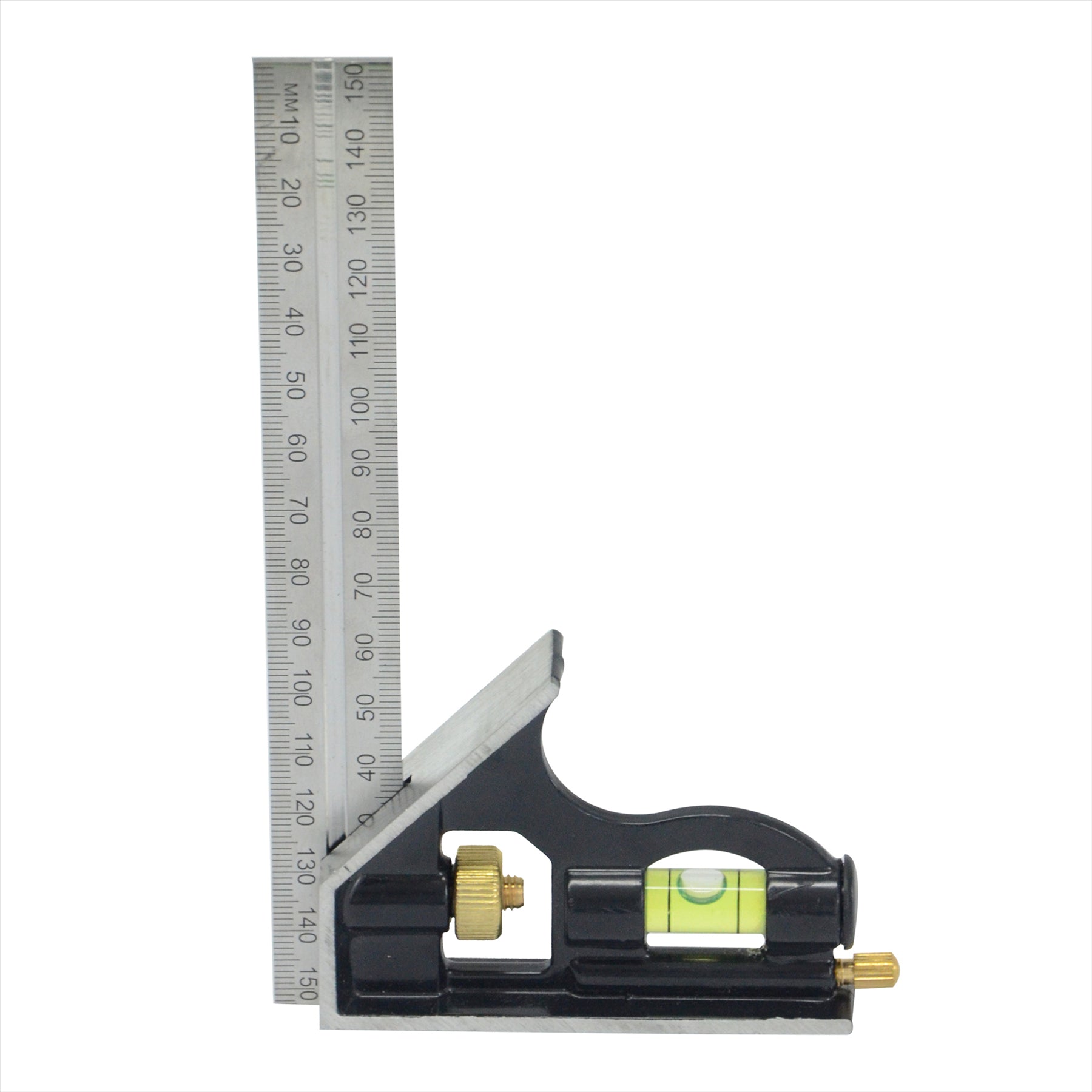Combination Square Stainless Steel Spirit 6" Level Measuring Tool Tempered By Dapetz