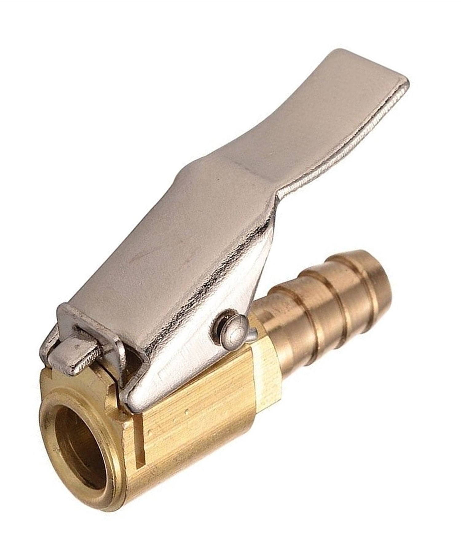 Tyre Valve Air Connector Car Truck Airline Inflator for 8mm Hose Brass lock Clip