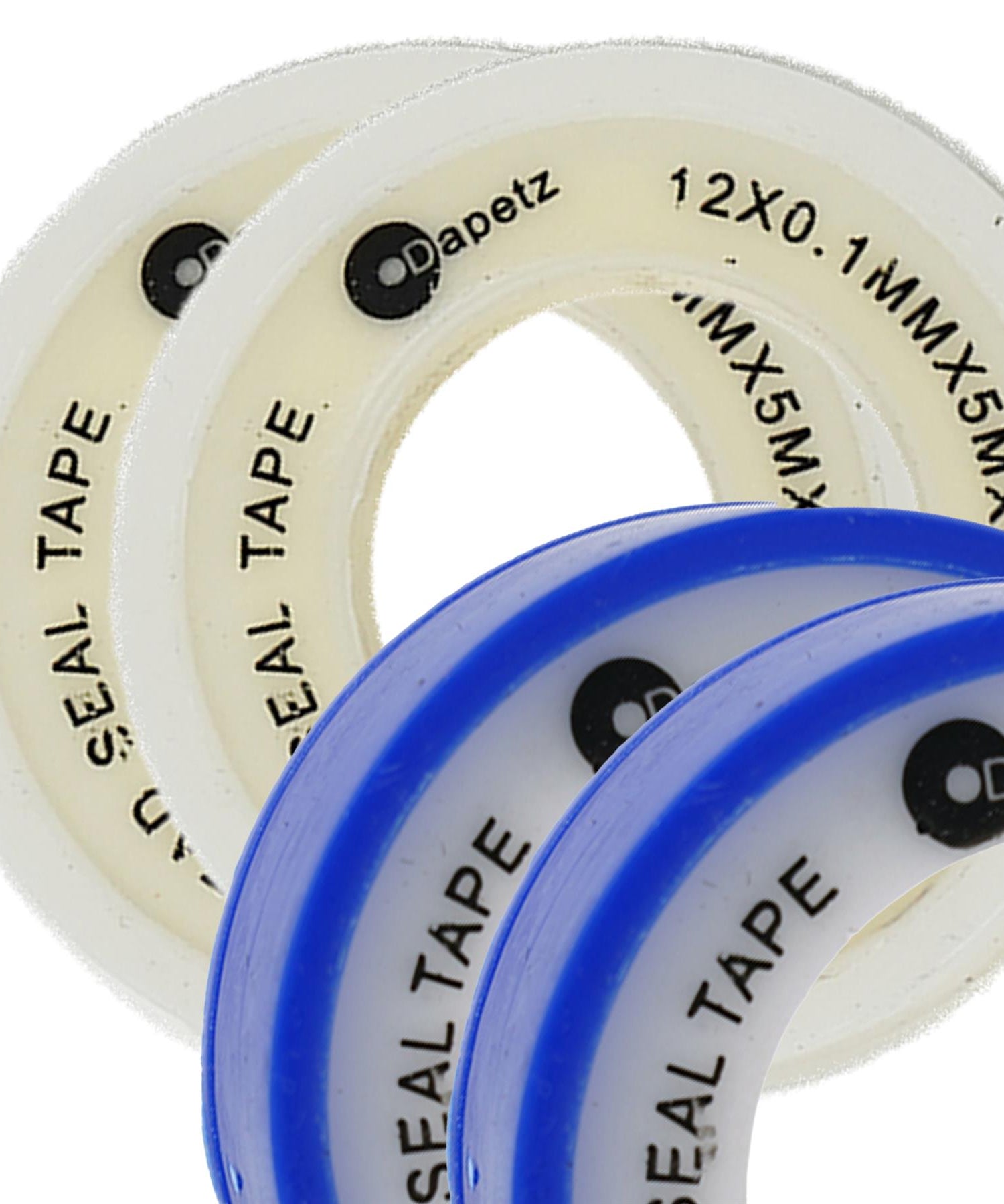 PTFE Tape Gas and Water for Thread Seal White Teflon 12mm x 12m 2 Pc By Dapetz