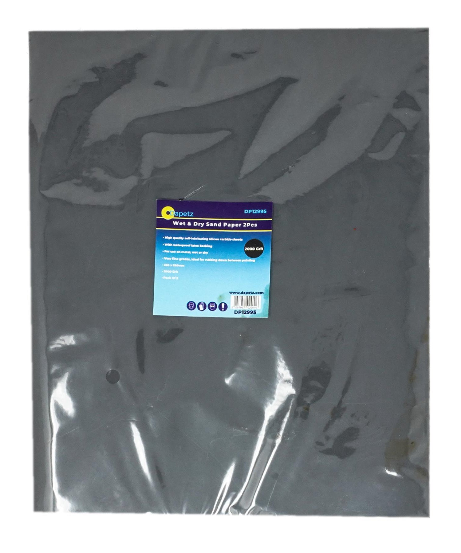 Wet and Dry Sandpaper 2000 Grit, 230x280mm Sand Paper for Sanding and Finishing - Pack of 2 By Dapetz