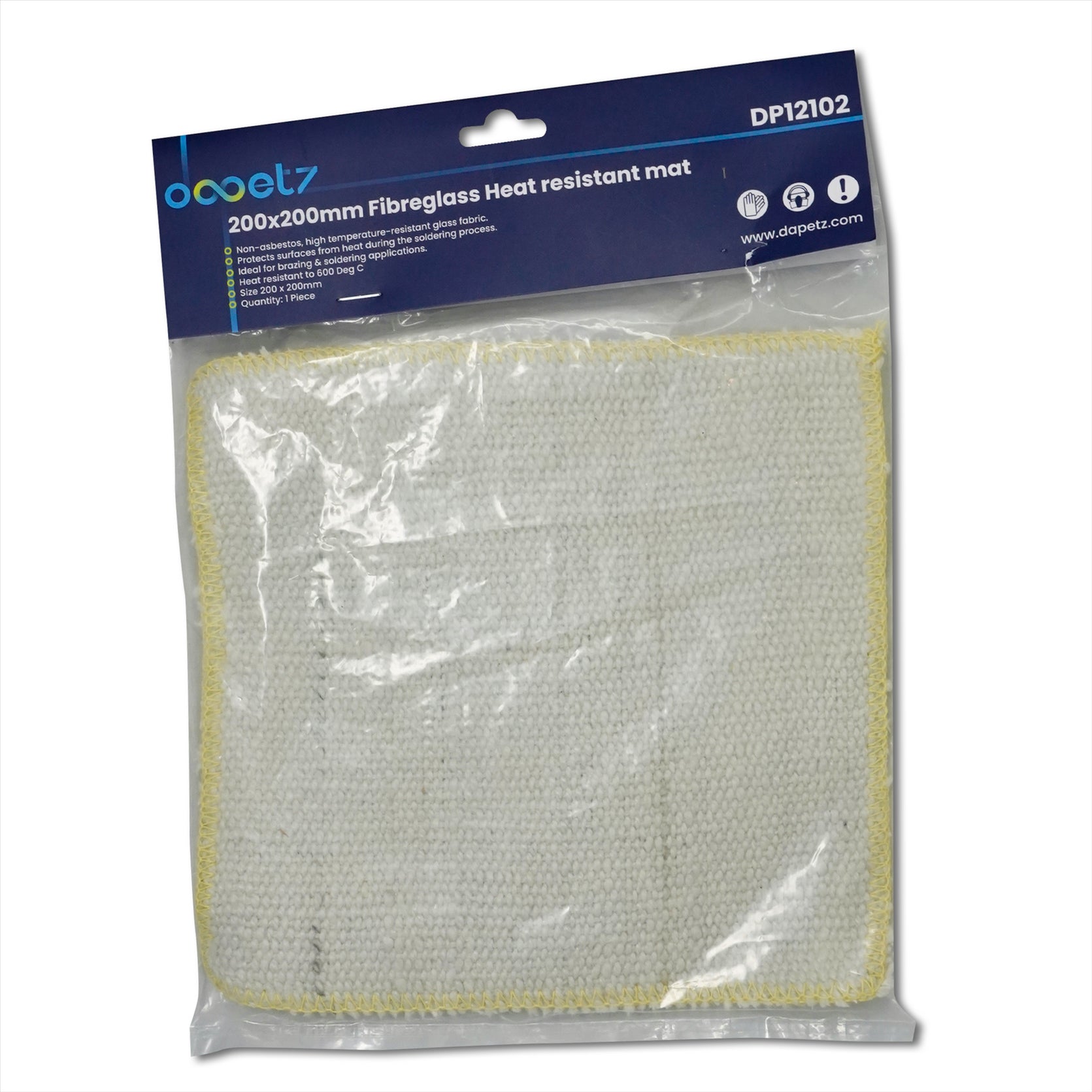 Soldering Mat & Heat Proof Resistant Plumbers Brazing Pad 200 x 200mm