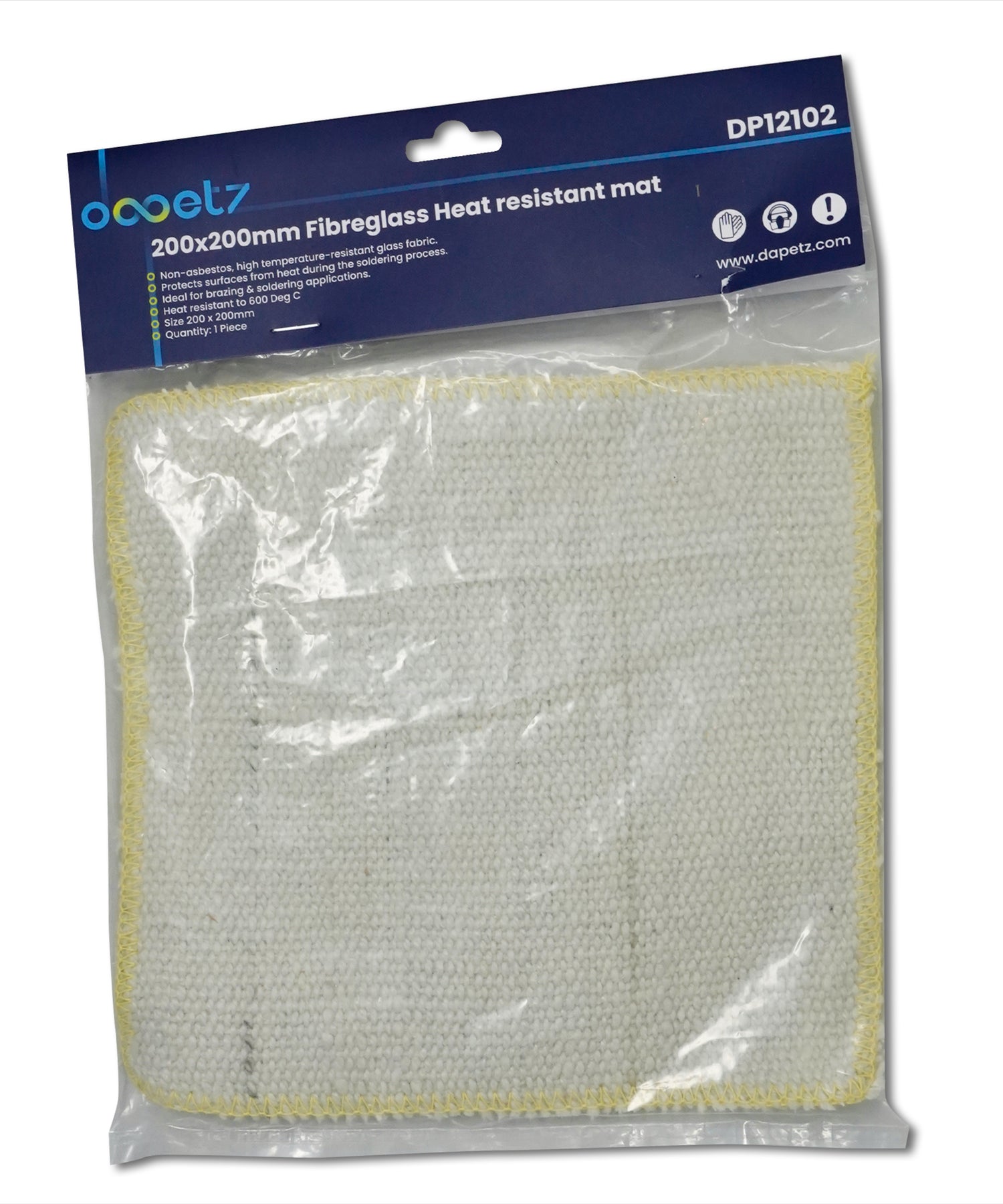 Soldering Mat & Heat Proof Resistant Plumbers Brazing Pad 200 x 200mm