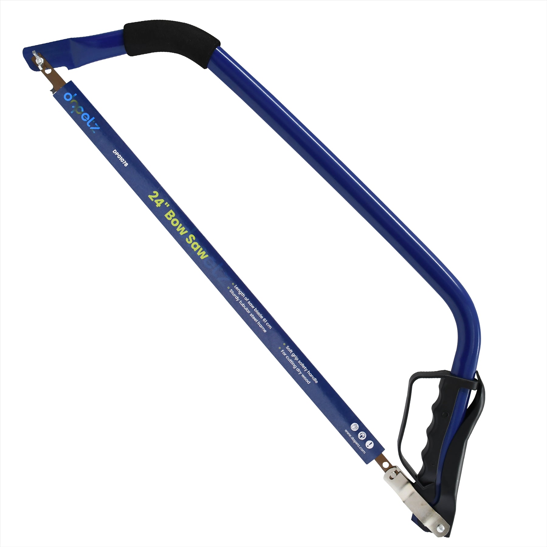 Heavy Duty Bow Saw Tree Wood Branch Log Garden Bush Cutting Sharpe Blade 24" By Dapetz