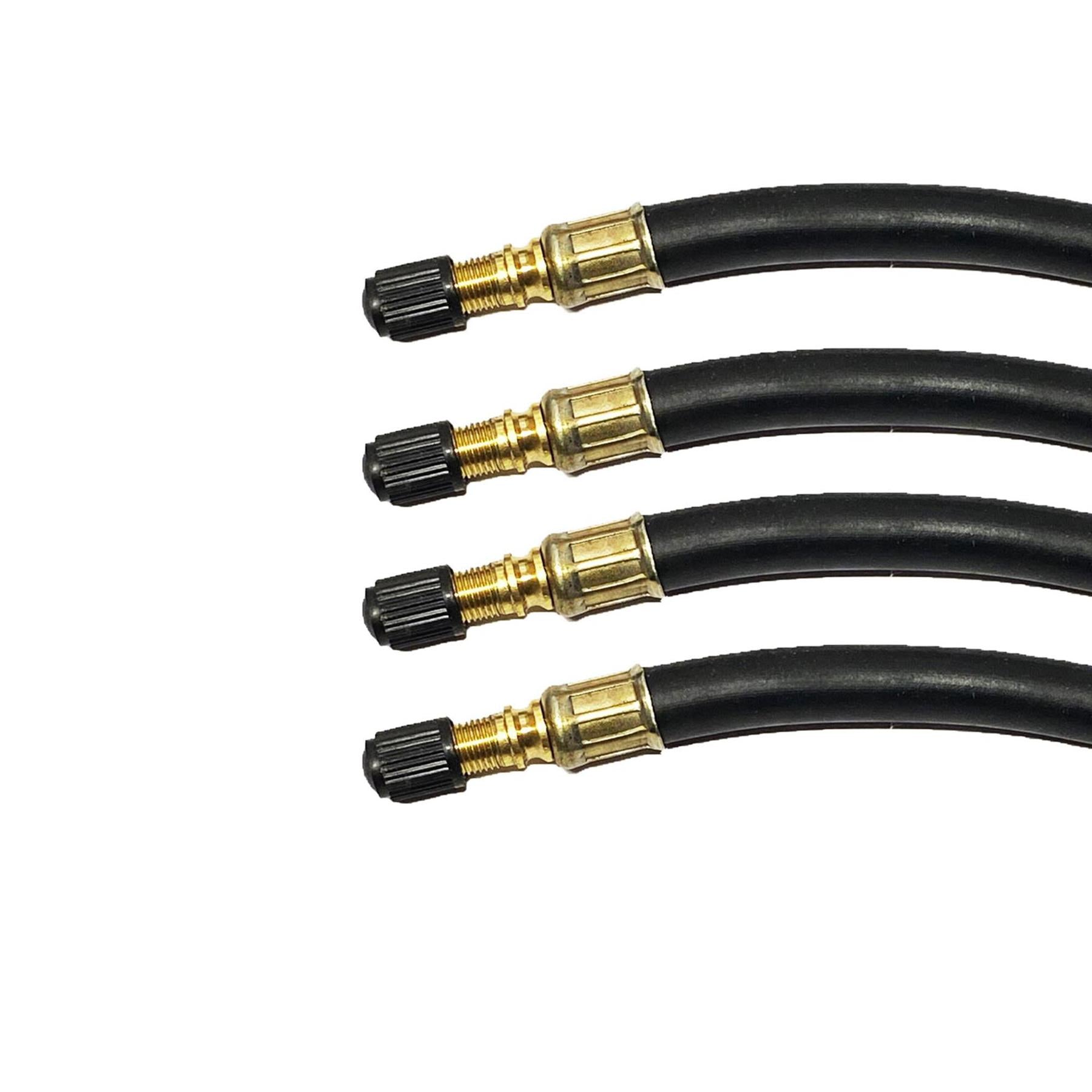 Flexible Rubber Tyre Valve Extension 105mm Twin Wheel By Dapetz