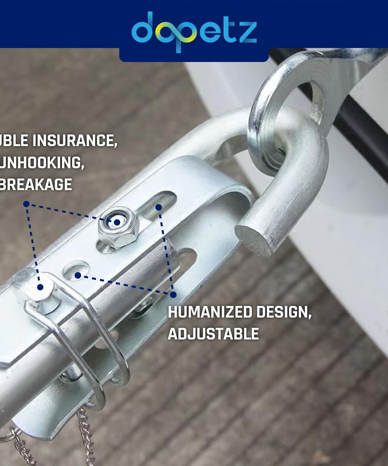 2 Ton 2000kg Towpole Car Van Recovery Towing Bar+ Damper Spring + Bag by Dapetz