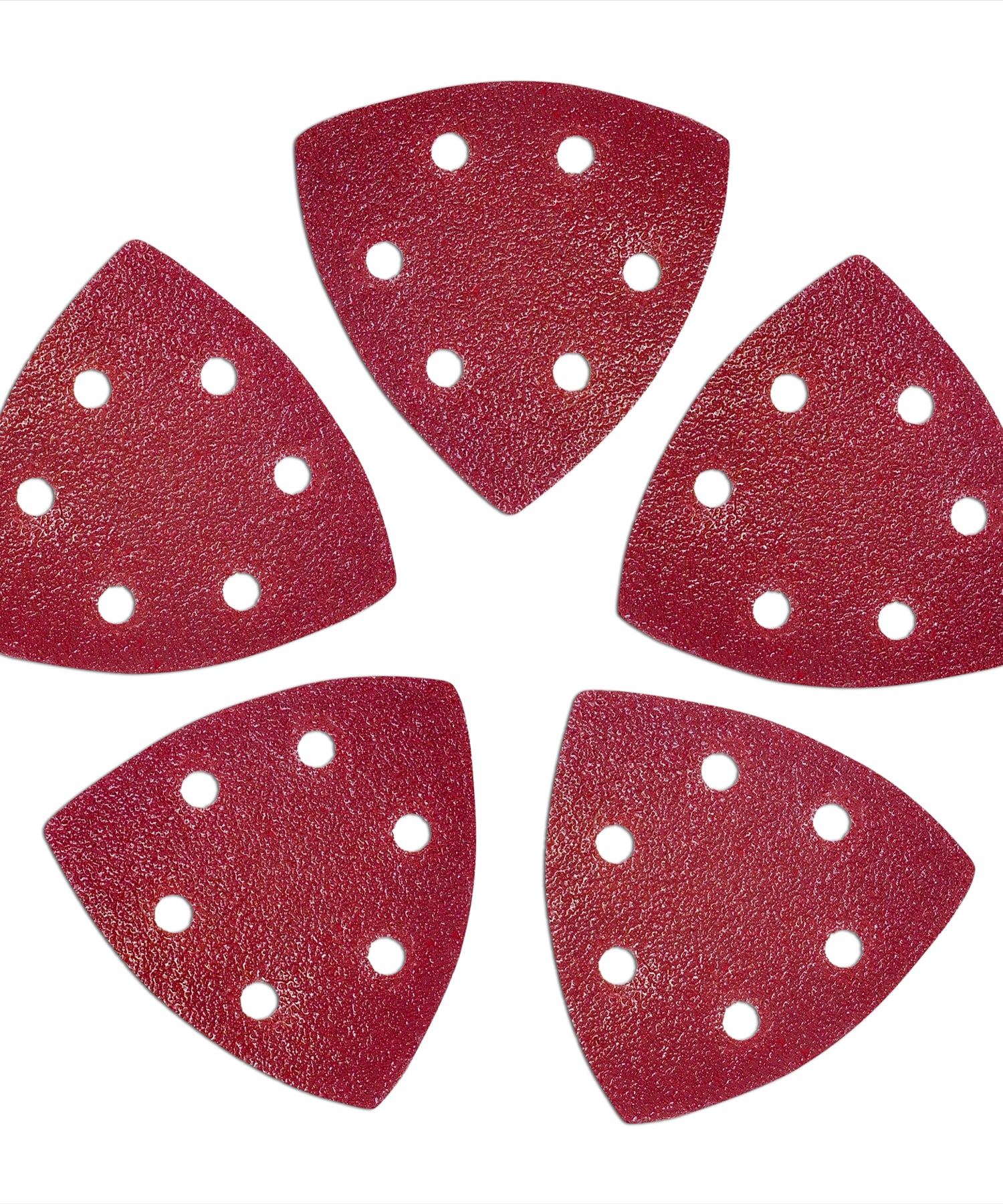 Dapetz Mouse Sanding Sheet 120 Grit Sandpaper Detail Palm Sander Pad 93mm (Pack of 5)