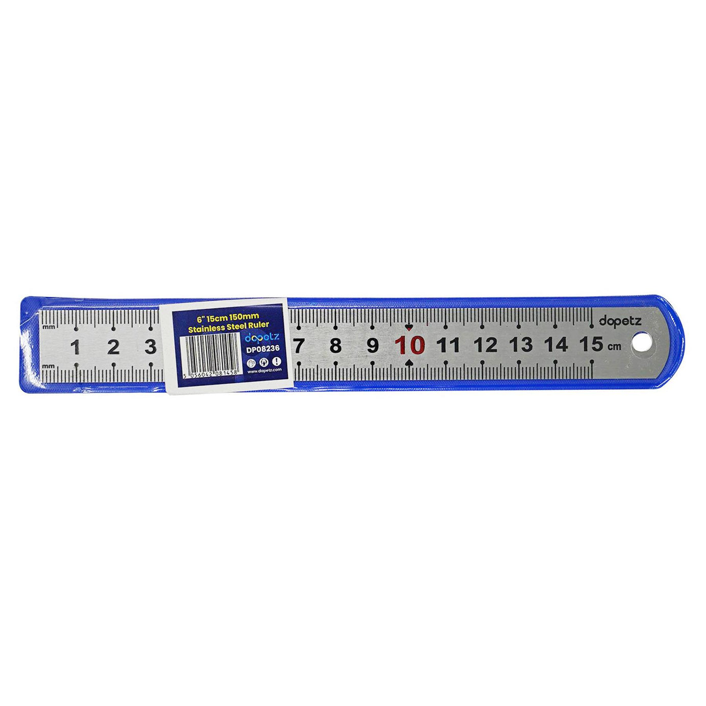 6" 15cm 150mm Stainless Steel Ruler Metal Rule Metric Imperial