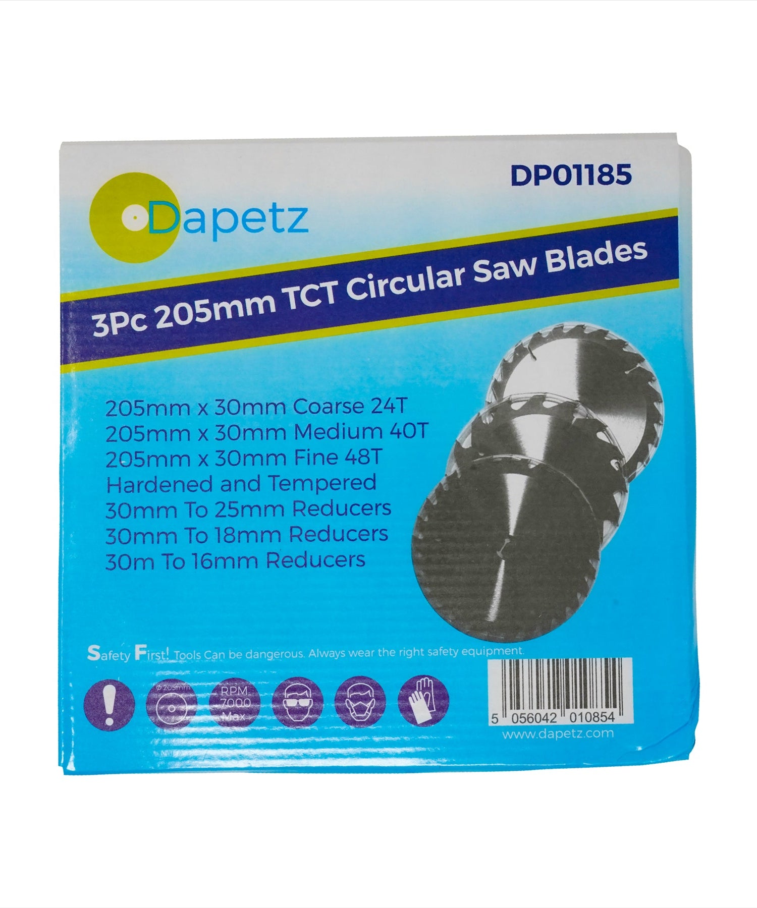 3X 205mm (8") TCT Circular