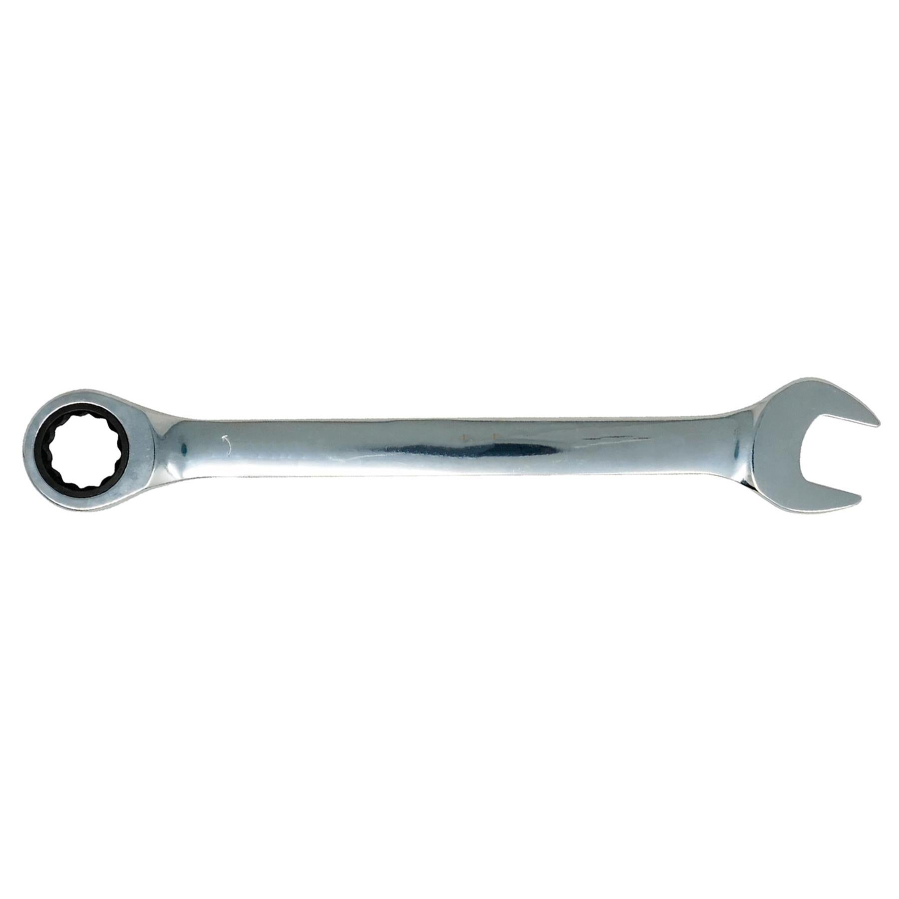 Fixed Head Ratchet Metric Spanner Open End Ring Combination 19mm
