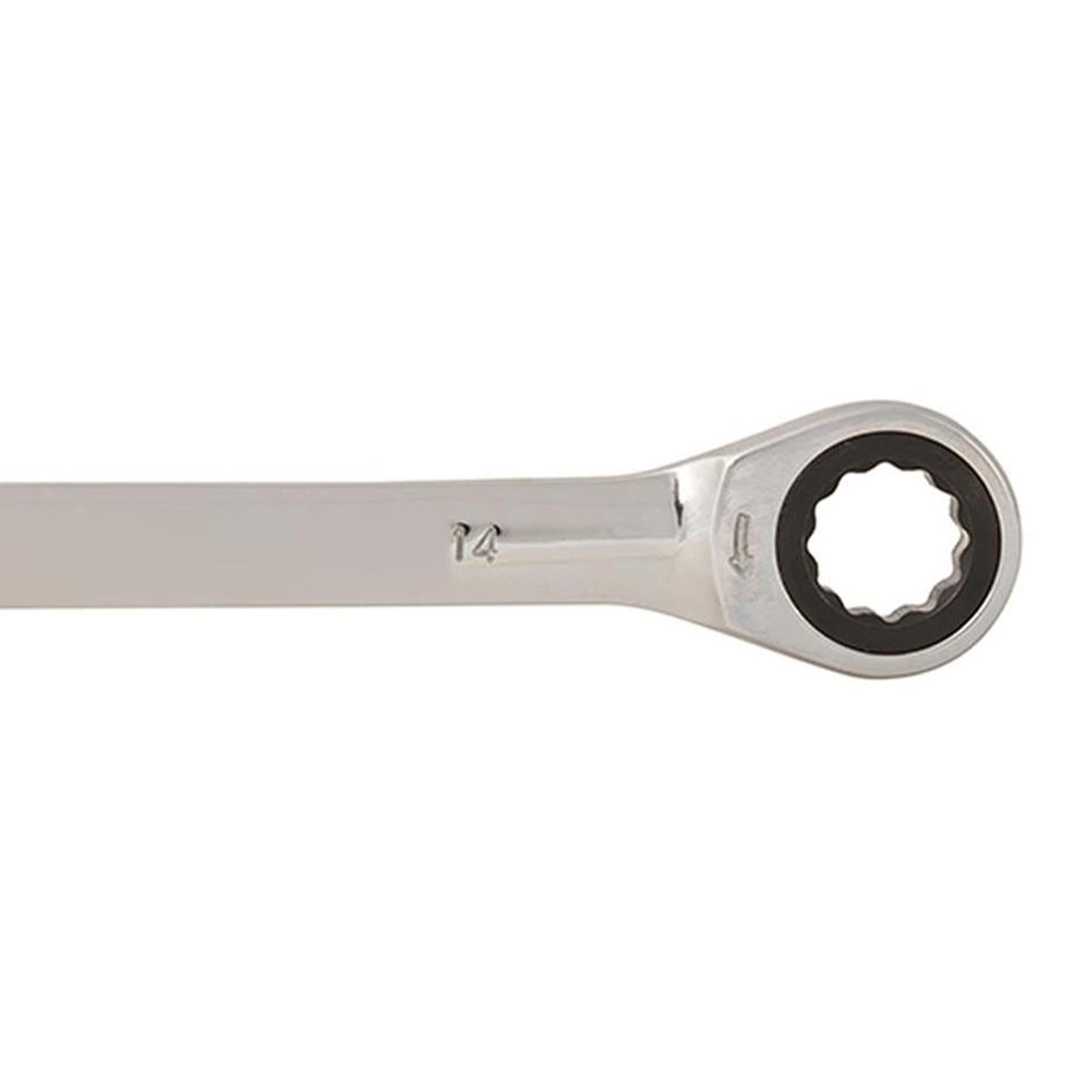 Head Ratchet Metric Spanner Open End Ring Combination 14mm By Dapetz