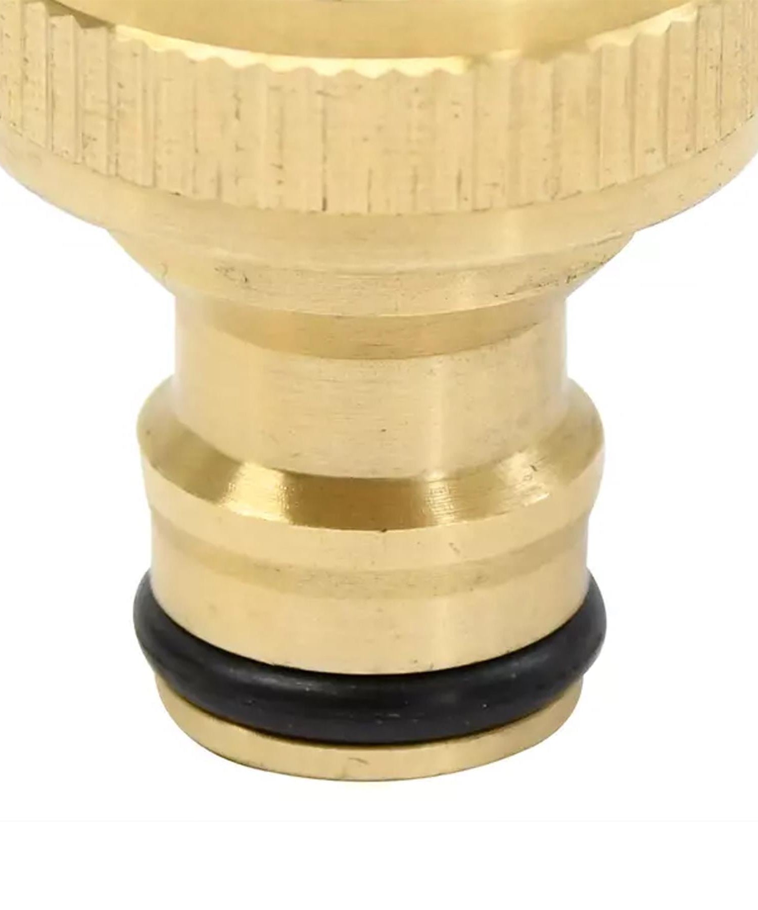 2x Brass Hose Tap Connector 3/4" Threaded Garden Water Pipe Adaptor Fitting By Dapetz