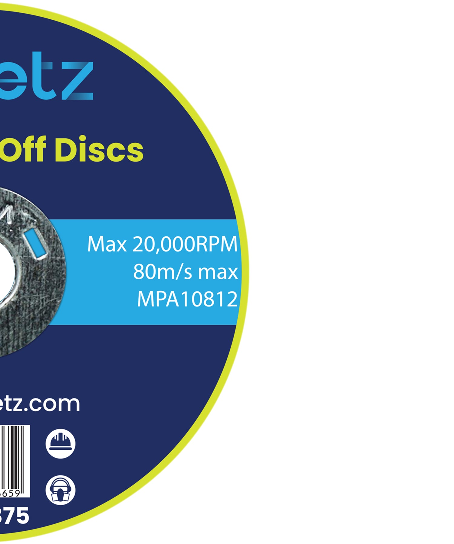 (Pack of 10) Metal Cutting Discs 75mm Angle Grinder Disc Stainless Steel by Dapetz