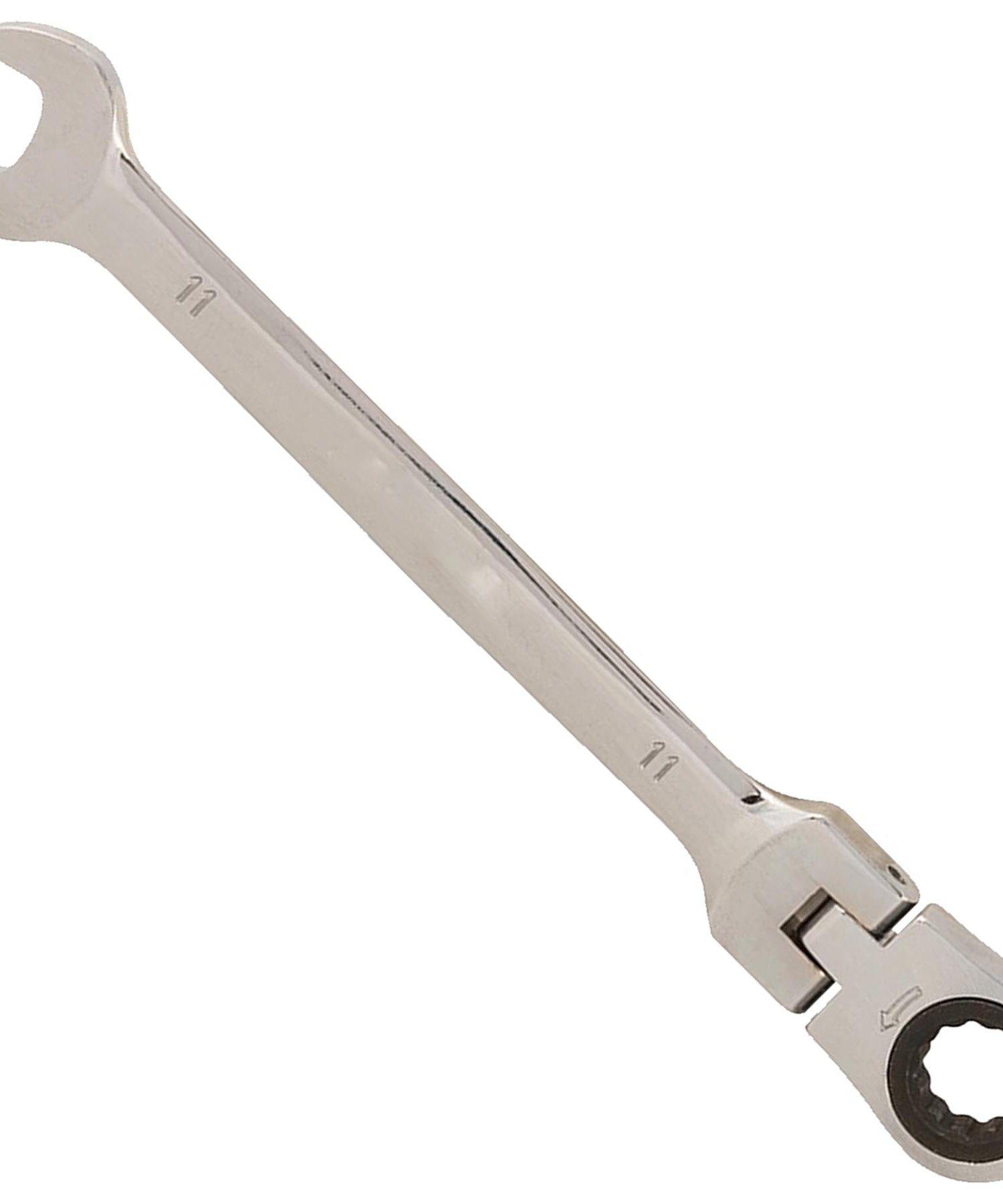 Flexible Head Ratchet Metric Spanner 11mm Open End & Ring Guaranteed By Dapetz
