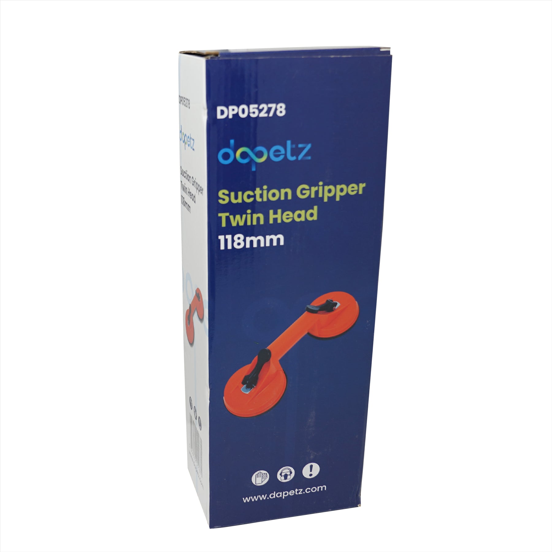 Dual Suction Cup Pad Lifter 70kg Sucker Plate Glass tile Mirror Lifter Puller by Dapetz