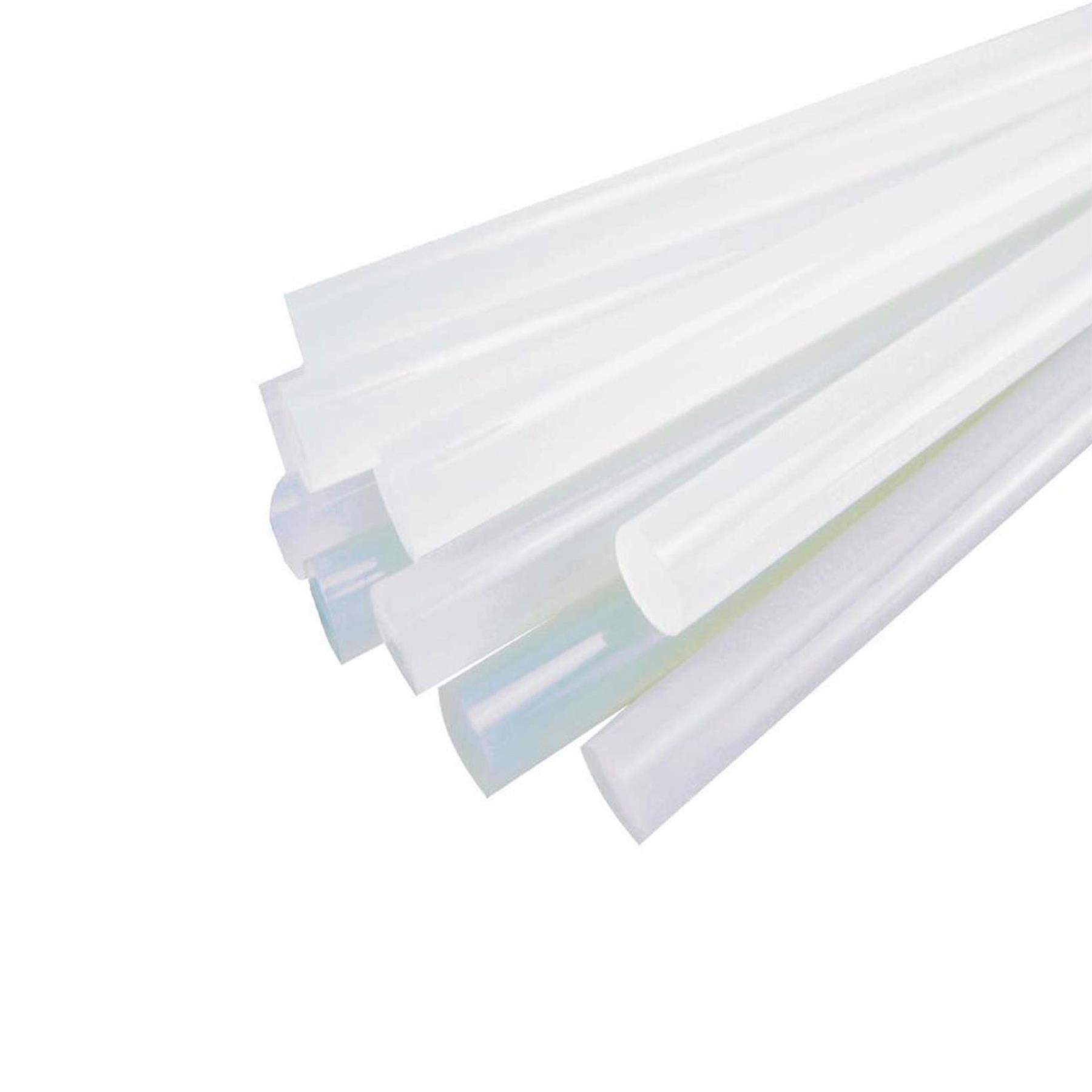 Hot Melt Glue Gun Sticks 7mm x 200mm – Clear Adhesive for Mini Craft Glue Guns (50pcs) By Dapetz