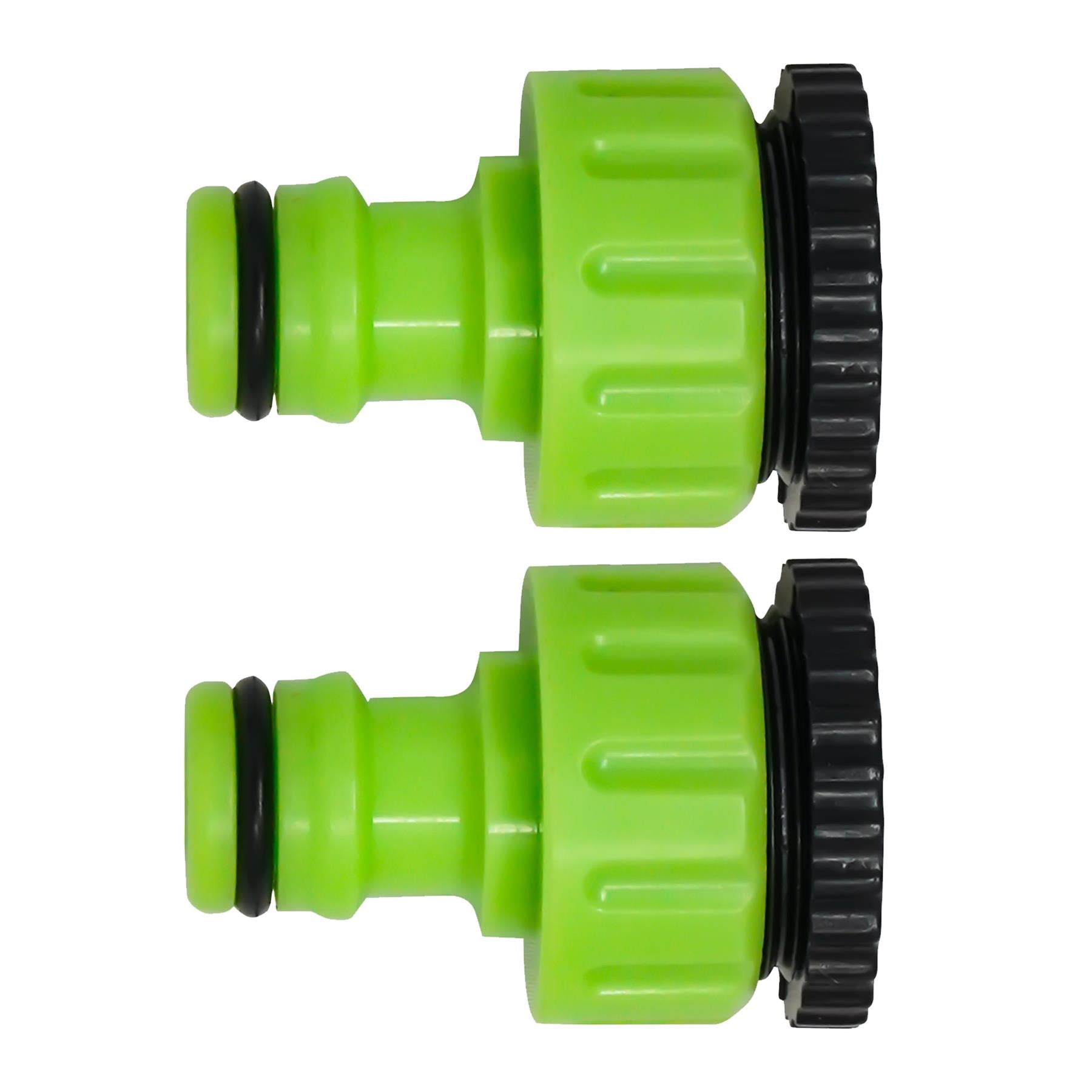 2x Kitchen Mixer Tap Connectors Set Garden Hose Pipe Faucet Adapter 1/2" & 3/4"