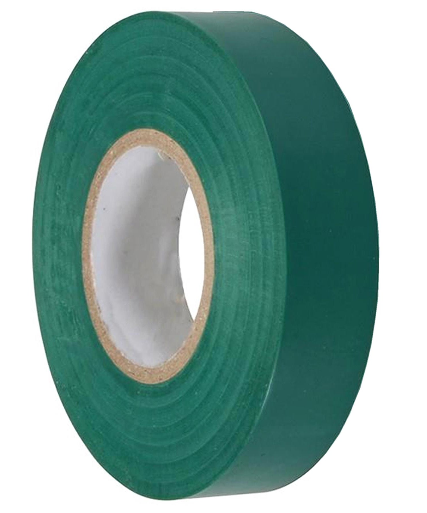 (Pack of 10) Electrical PVC Insulation Tape 22m Flame Retardant Rolls Green by Daptez