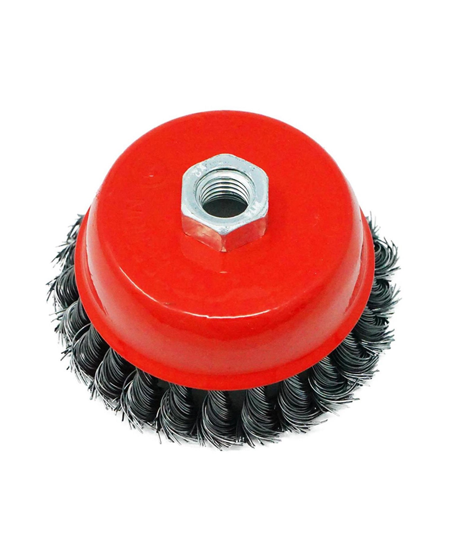 4PCs Twist Knot Semi Flat Wire Wheel Cup Brush Set Kit For 115mm Angle Grinder By Dapetz