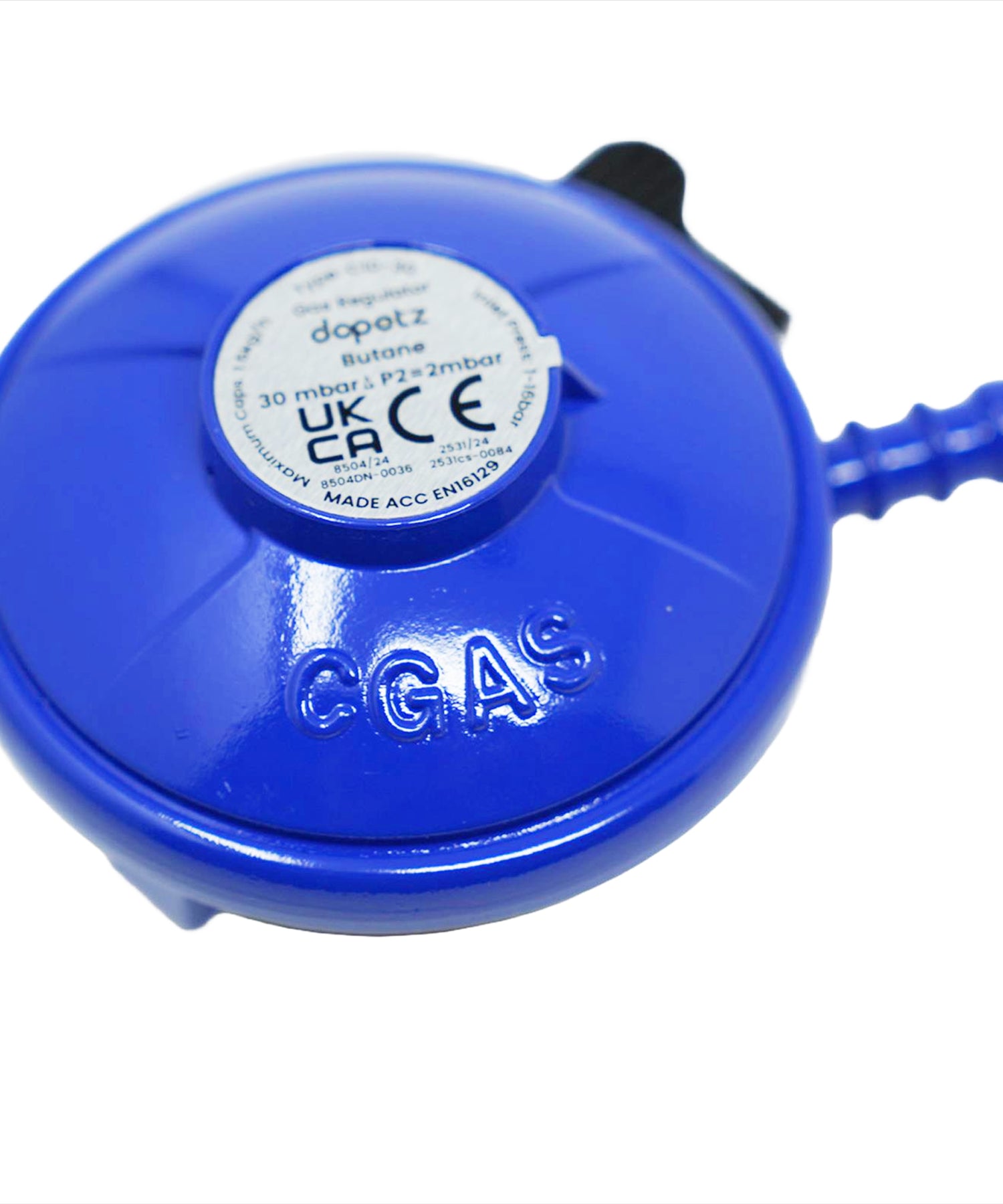 Butane Clip On Gas Regulator 30 mbar Calor Flogas 21mm inlet Caravan Motorhome