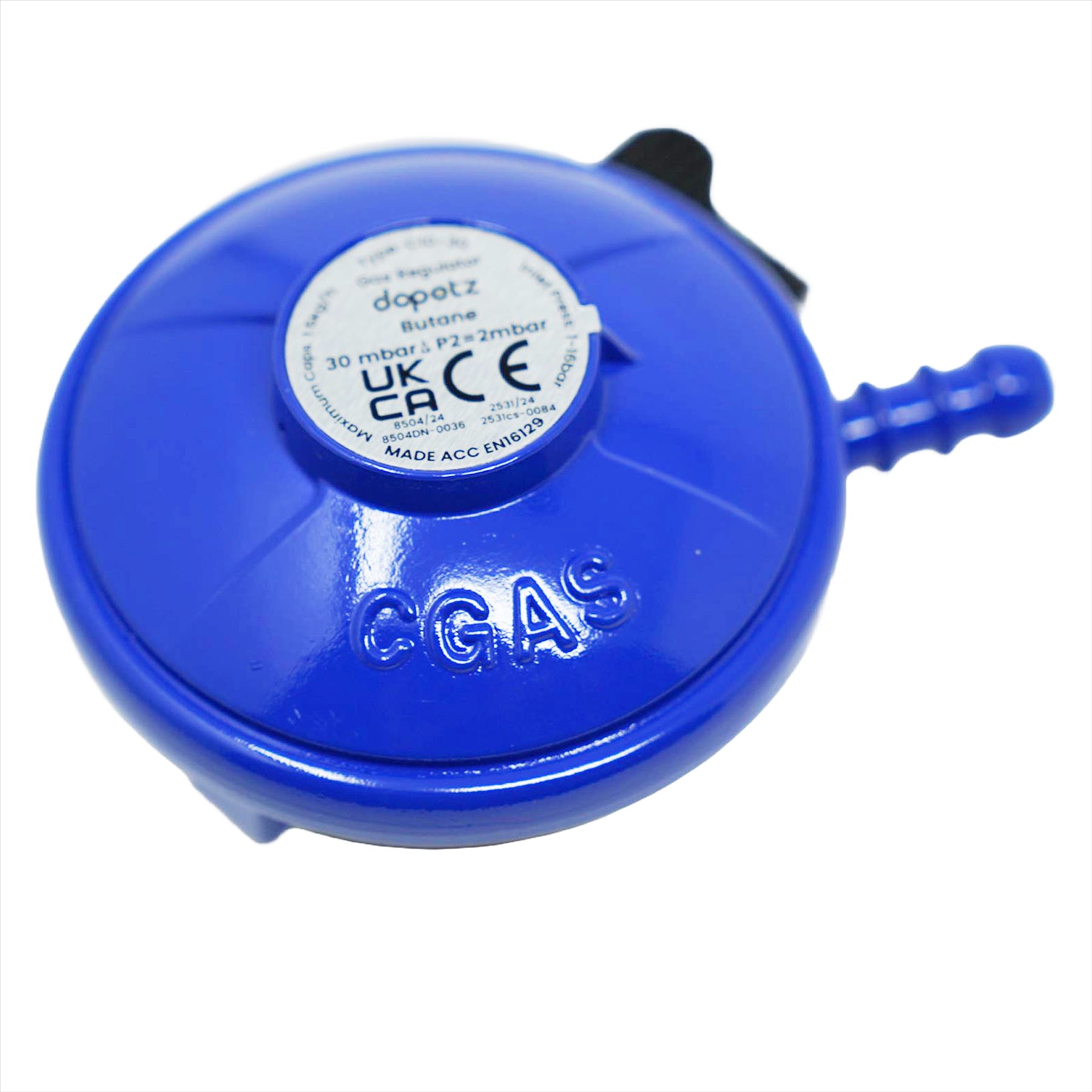 Butane Clip On Gas Regulator 30 mbar Calor Flogas 21mm inlet Caravan Motorhome