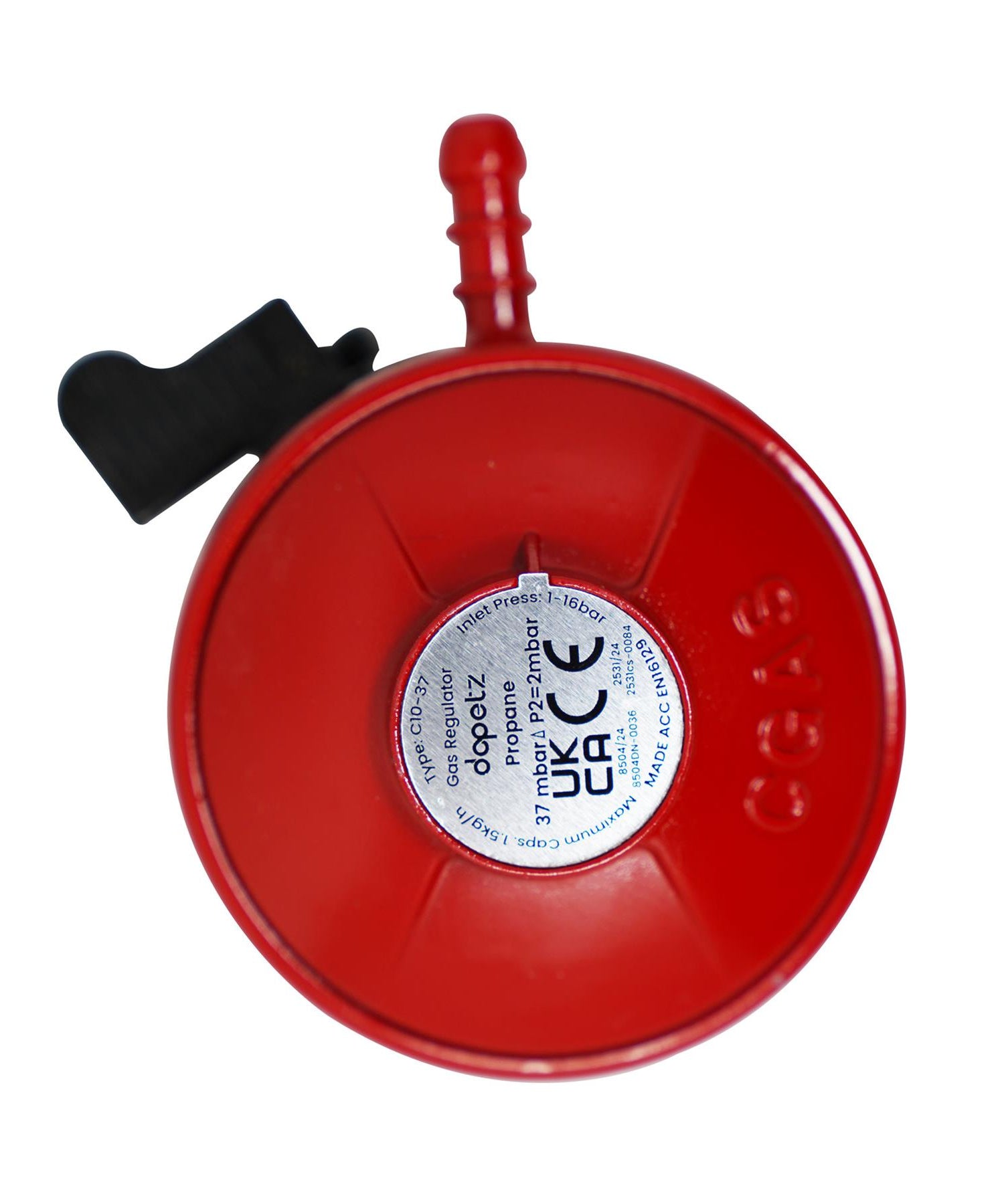 Propane Gas Clip On Regulator 27mm Flowgas Calor BP 5,10,15 KG Patio Gas 37mbar