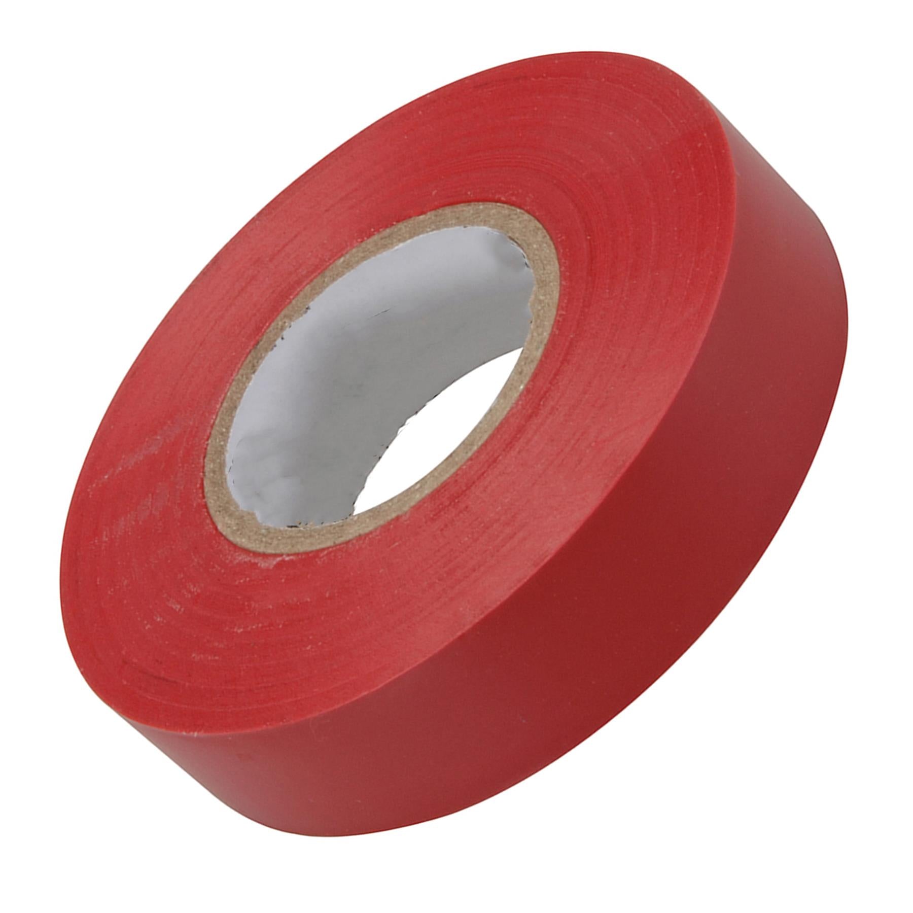 Electrical Pvc Insulation Insulating Tape 22m Retardant Rolls Red by Daptez
