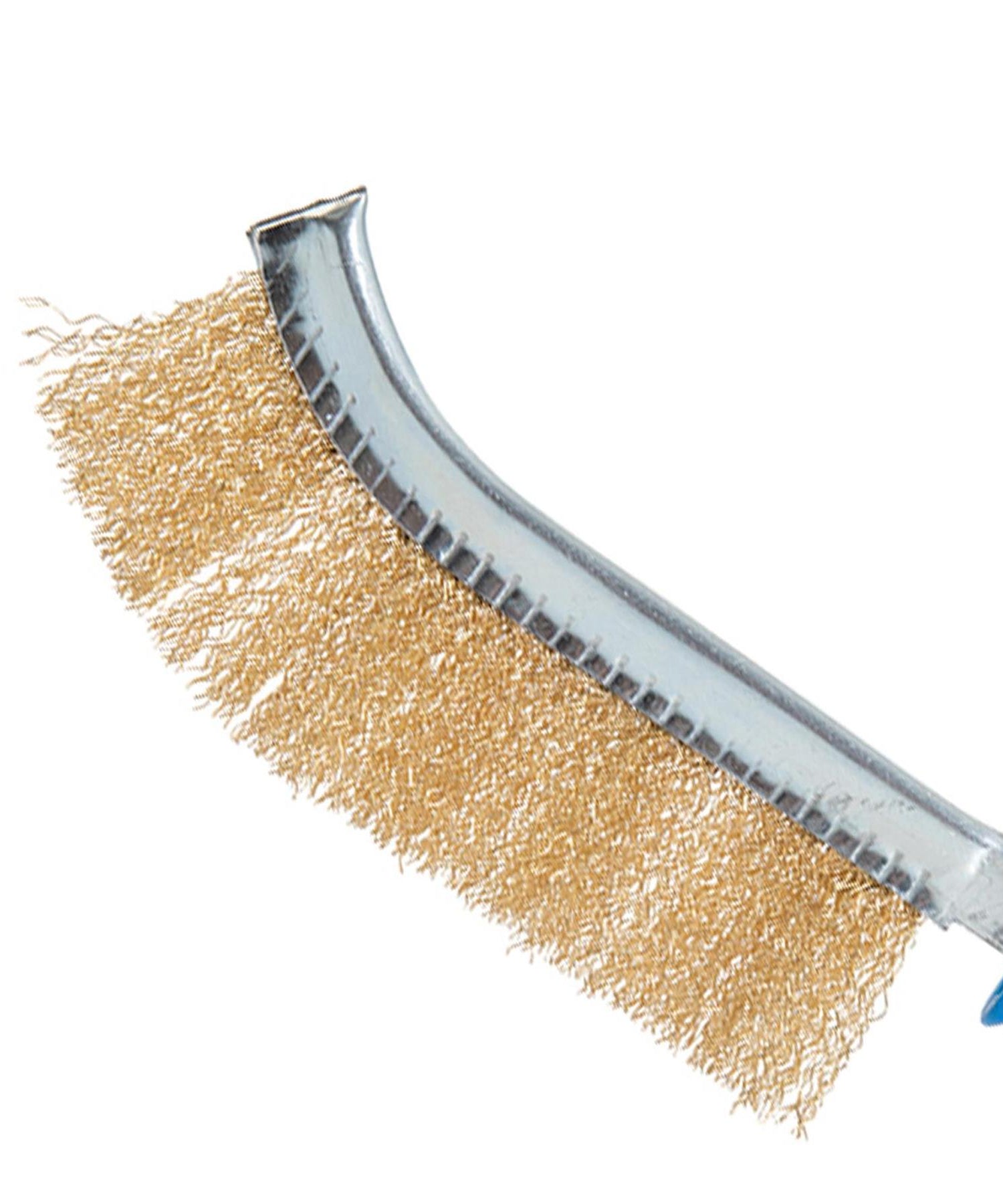 Brass Coated Hand Wire Brush With Plastic Handle . Heavy Duty DIY Tool Paint Rust Remover 35mm by Daptez