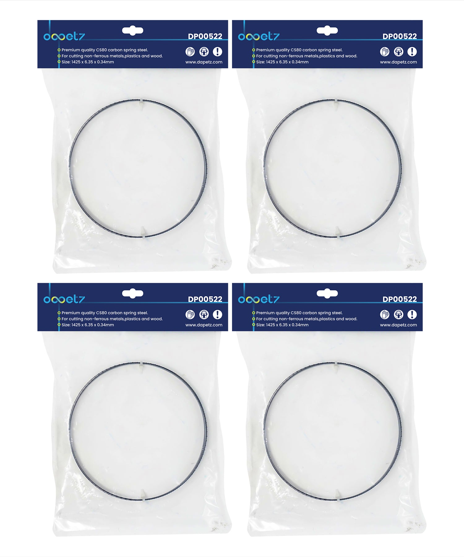 Bandsaw Blades Cutting 1425mm (56") 14Tpi 4X Dapetz