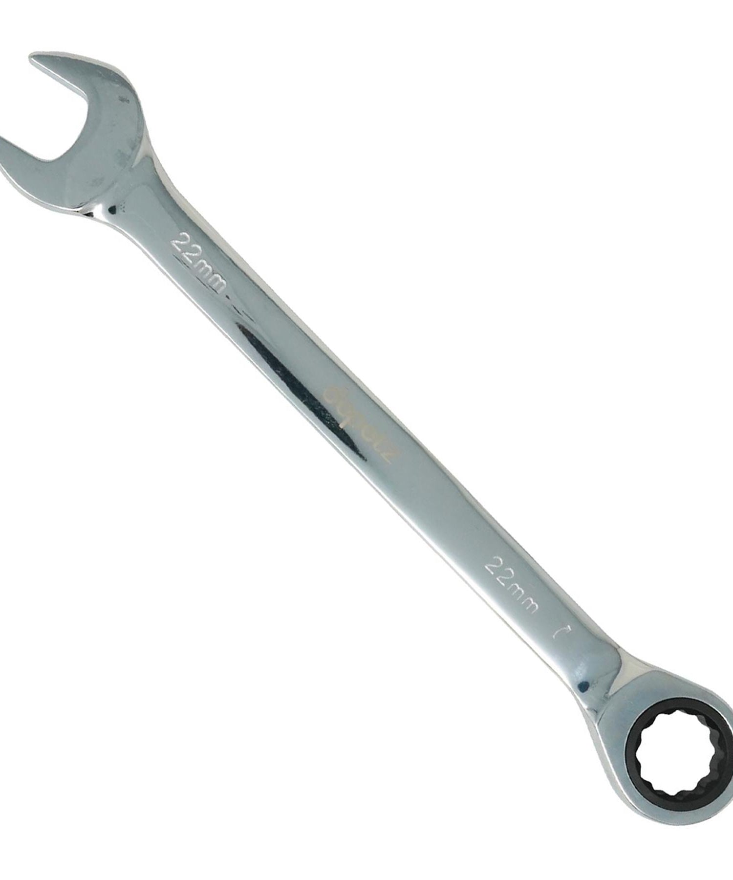 Fixed Head Ratchet Metric Spanner Open End Ring Combination 22mm