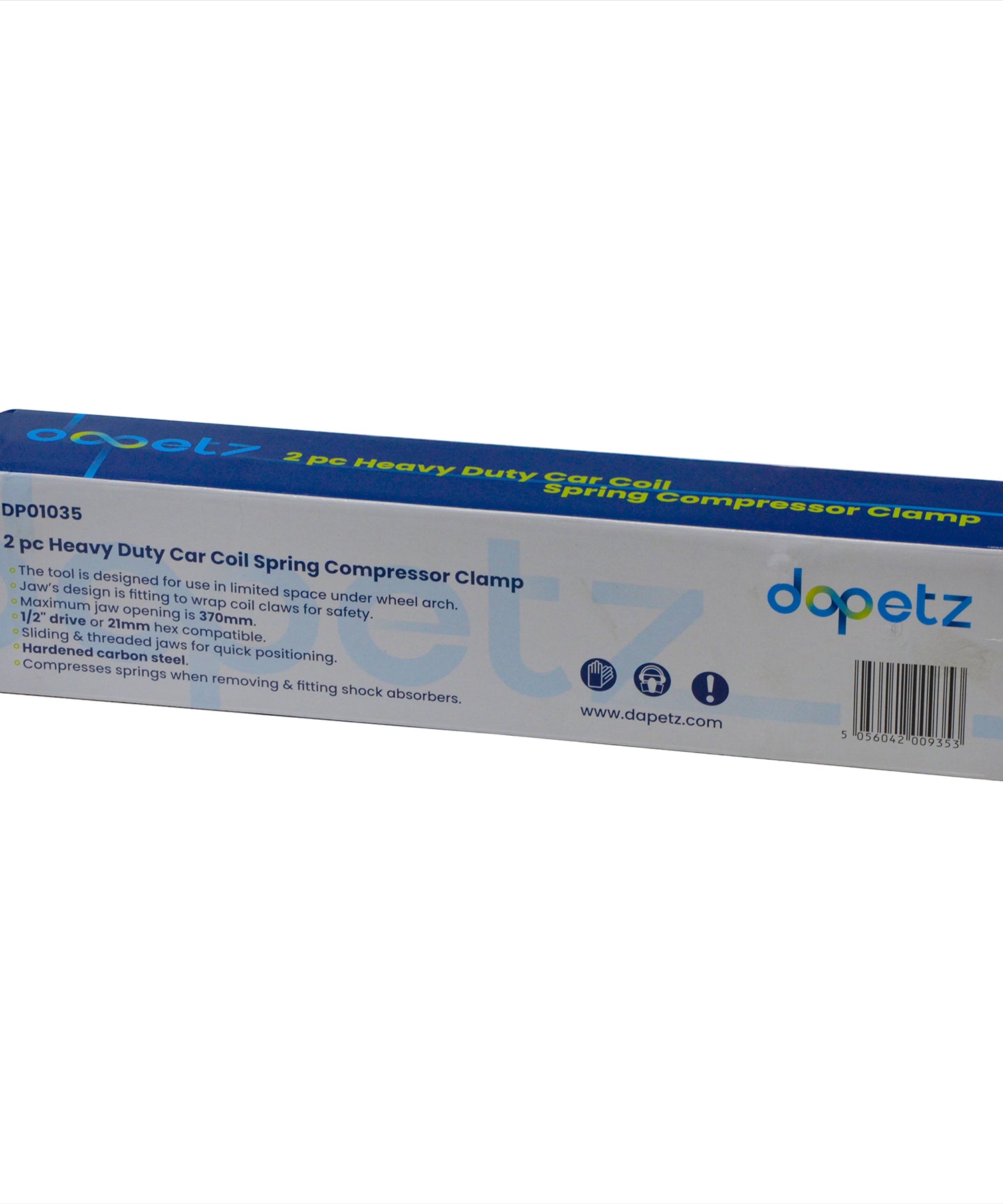 (Pack of 2) Car Coil Spring Compressor Clamps Max Opening 370mm | Heavy Duty Garage Tool by Dapetz