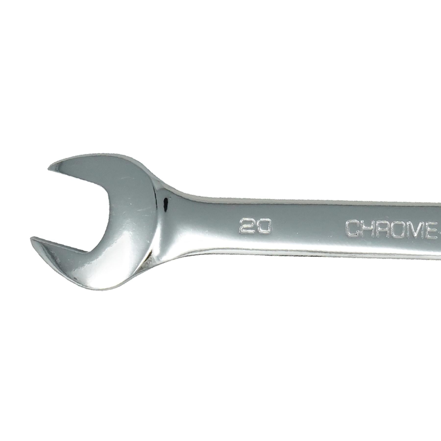 Combination Open Ring Spanner Chrome Mechanics Garage Tools 20mm by Daptez