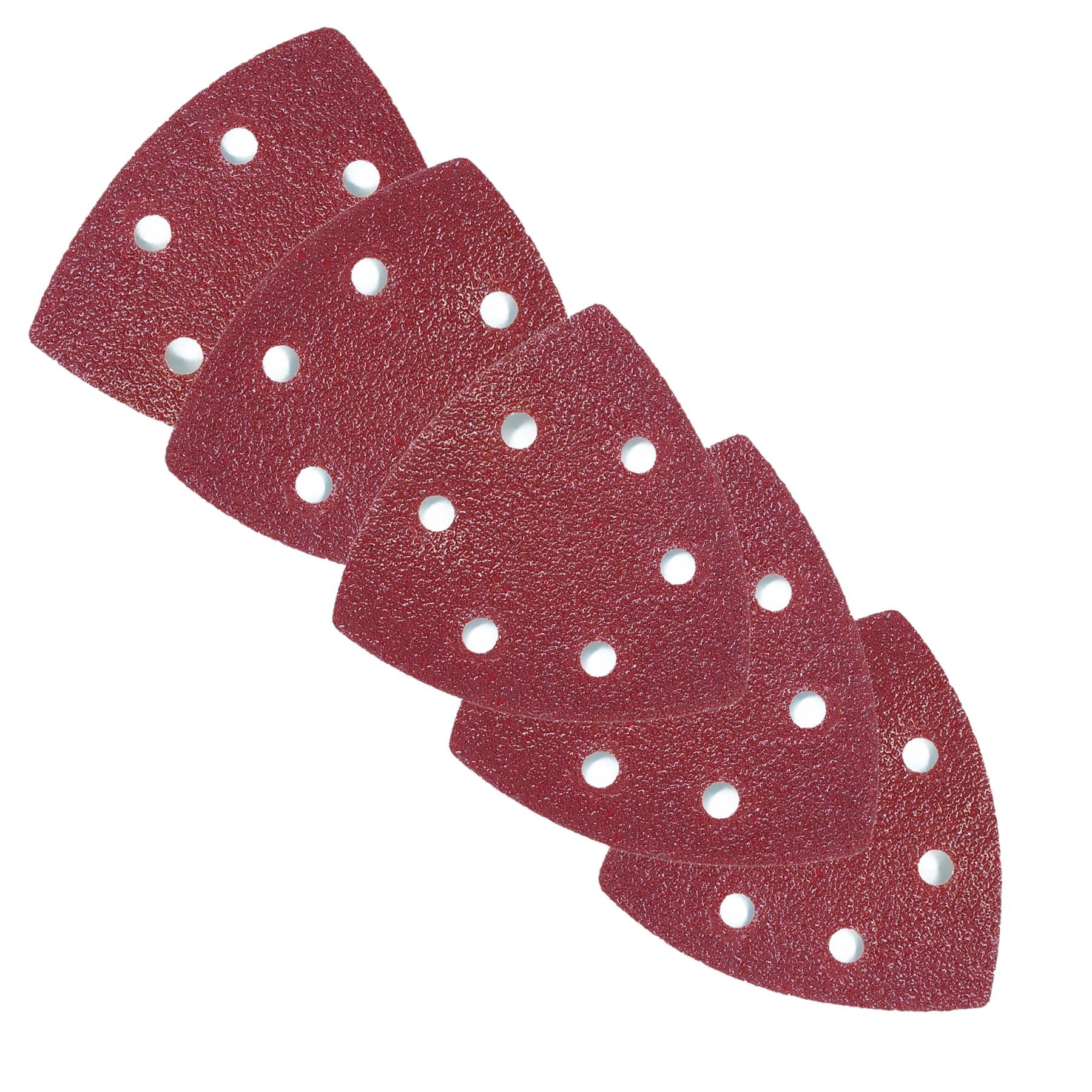 Dapetz Mouse Sanding Sheet 40, 60, 80, & 120 Grit Sandpapers Detail Palm Sander Pad 93mm (Pack of 20)