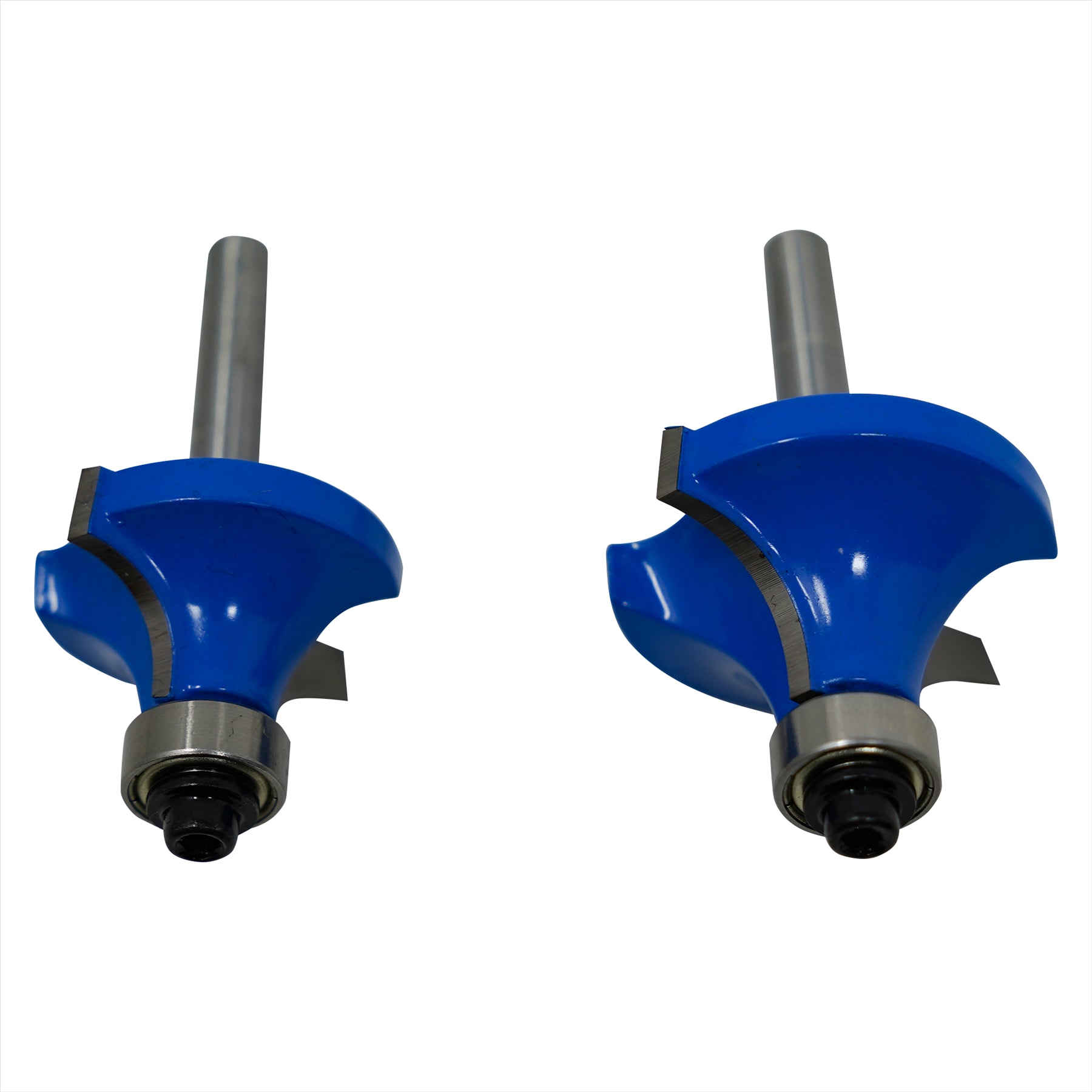 1/4" Shank Round Over Router Bit Set – 4Pc Woodworking Cutter