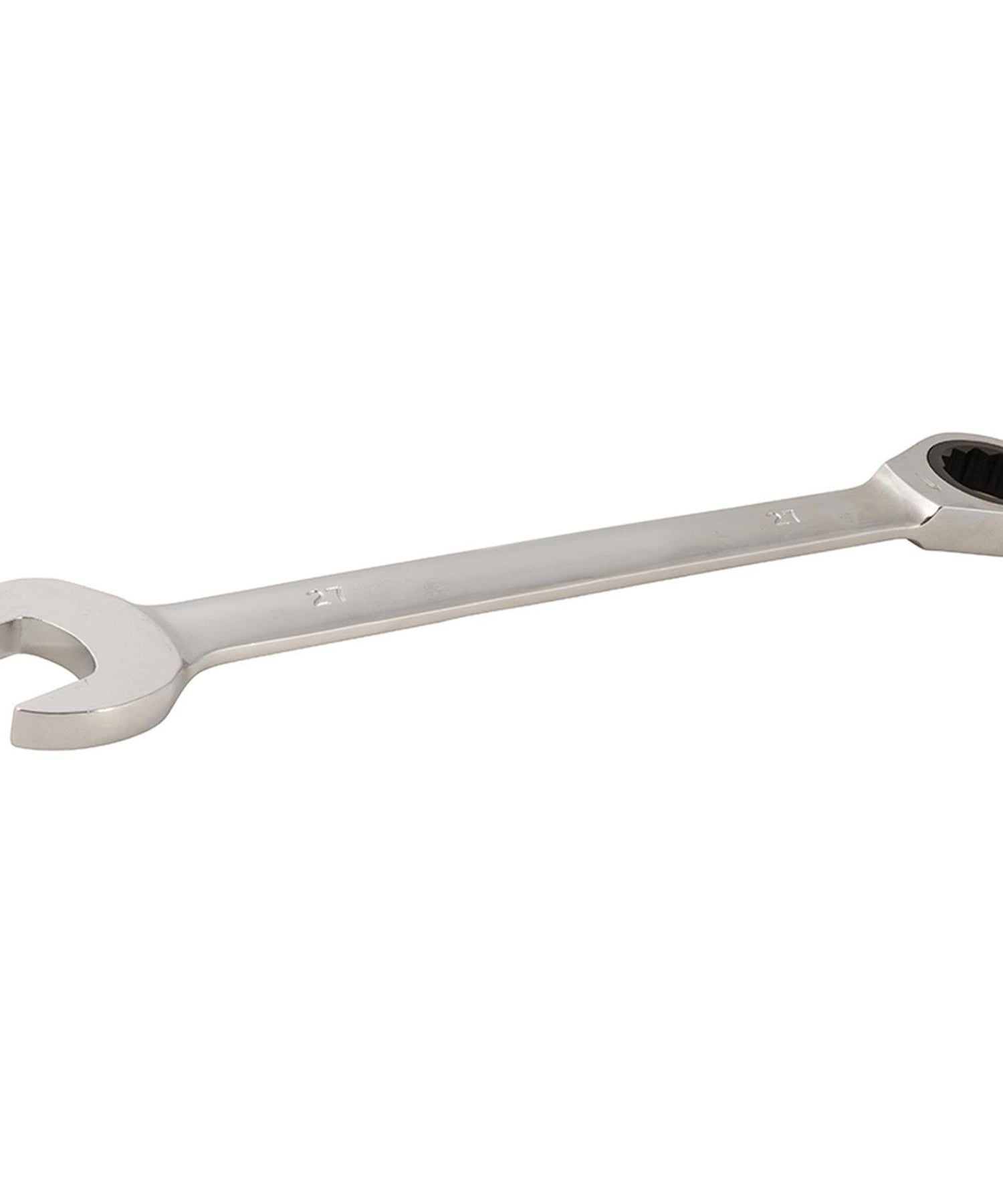 Fixed Head Ratchet Metric Spanner Open End Ring Combination 27mm