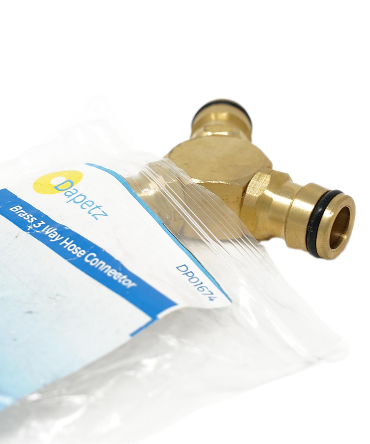 3 Way Hose Quick Connector 1/2" Brass Male Solid Joiner | Garden Work Kit by Dapetz