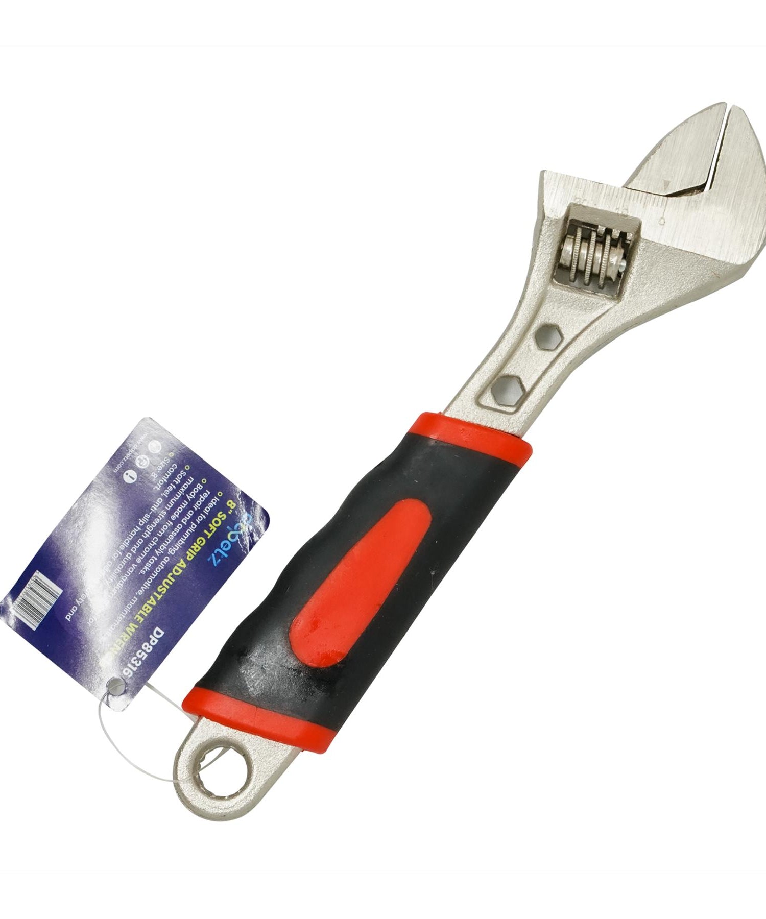 "8" Adjustable Spanner Wrench 200mm - Versatile Hand Tool for DIY & Plumbing