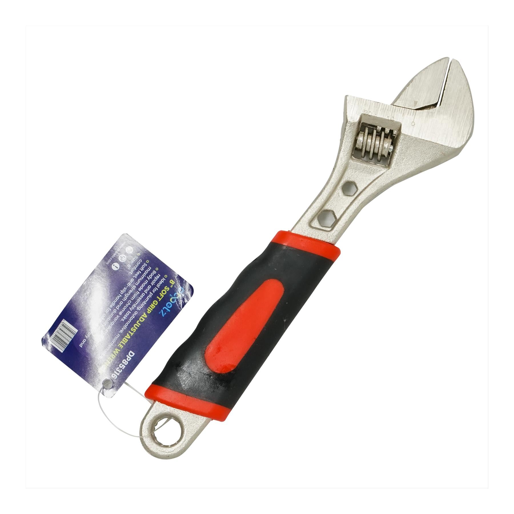 "8" Adjustable Spanner Wrench 200mm - Versatile Hand Tool for DIY & Plumbing