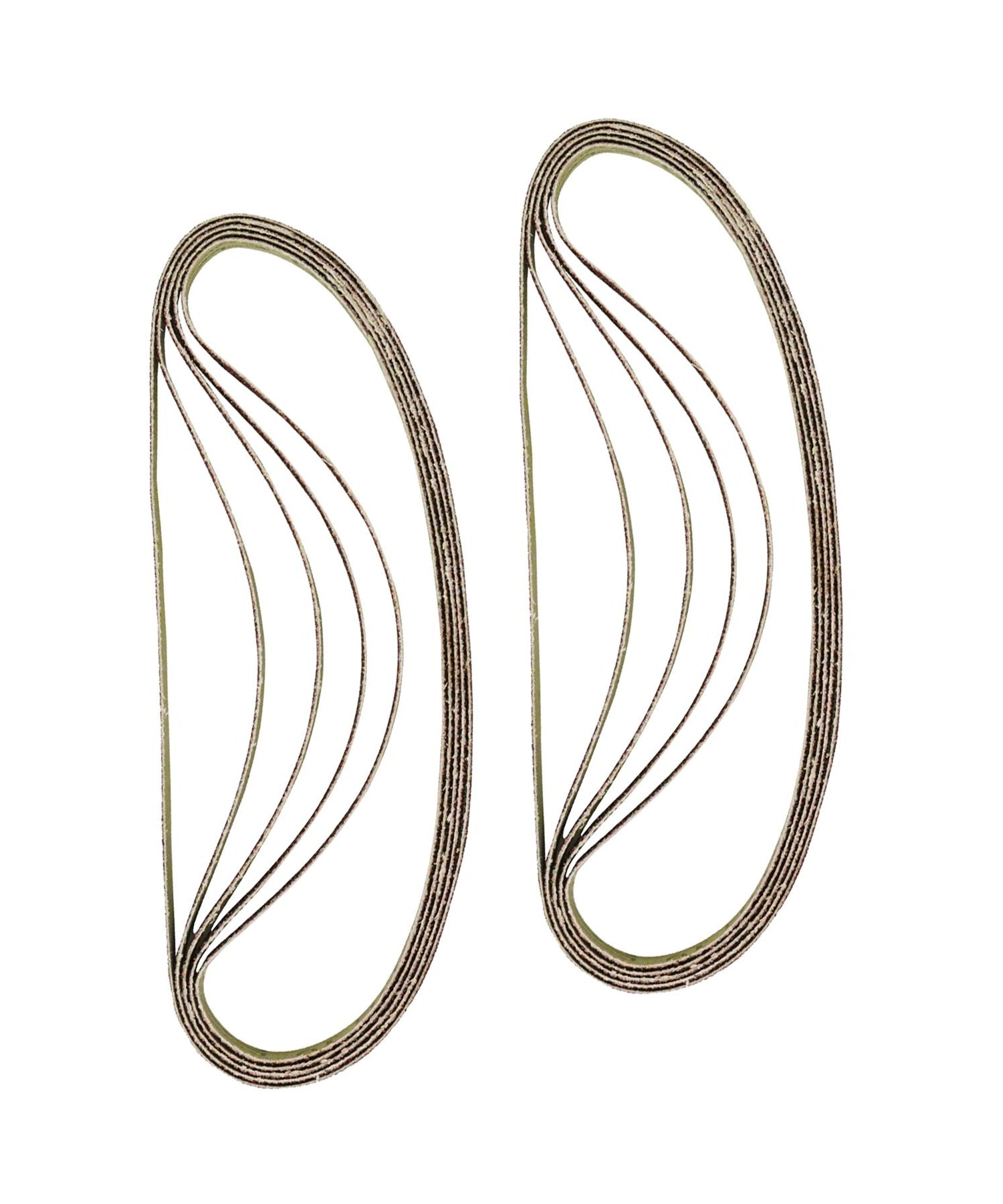 330mm x 10mm 80G Belt Power Finger File Sander Abrasive Sanding Belts 10pk