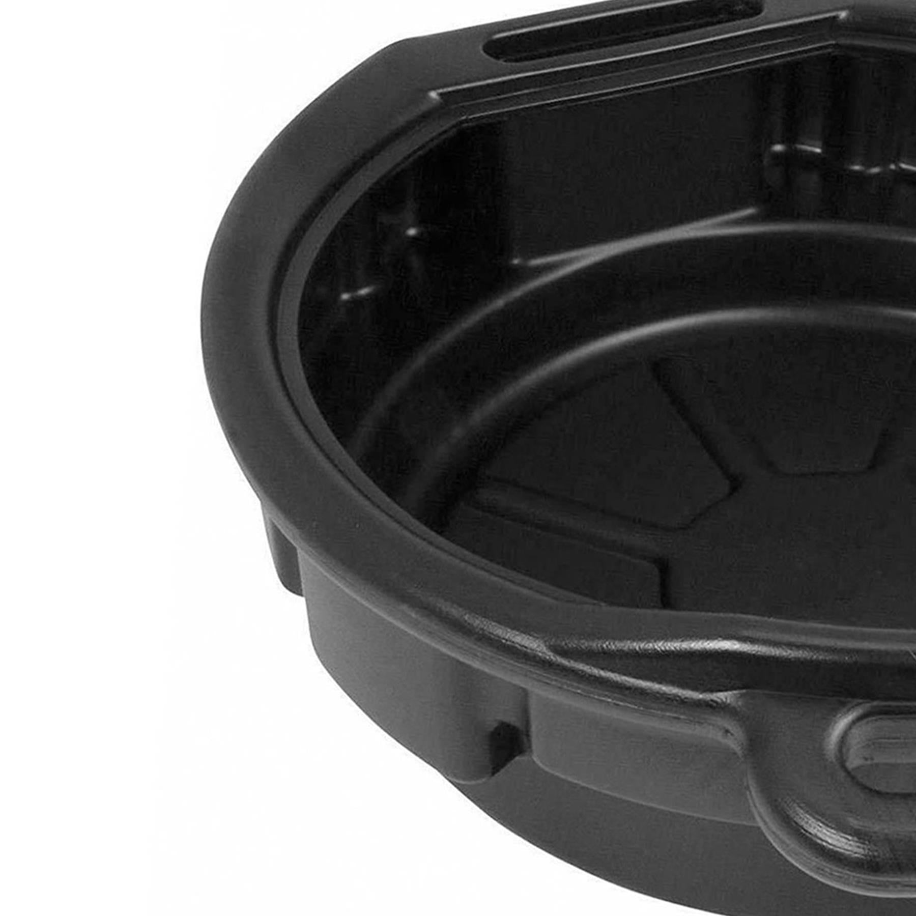 16 Litre Oil Drain Pan Engine Gear Fluid Water Tray Car Van Bike Garage Tool By Dapetz