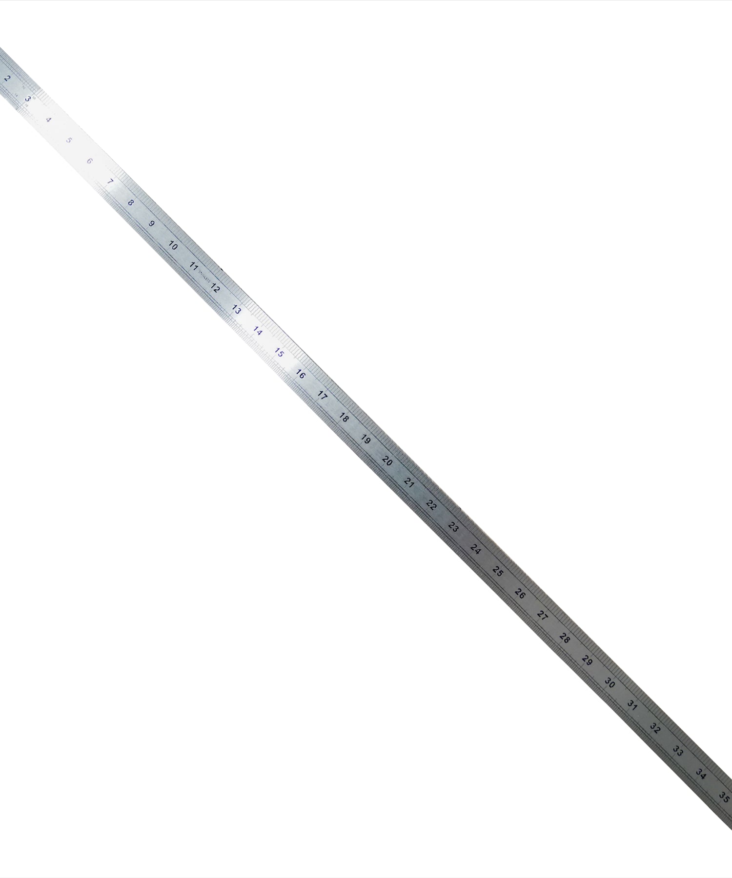 36" 90cm 900mm Stainless Steel Ruler Metal Rule Metric Imperial By Dapetz
