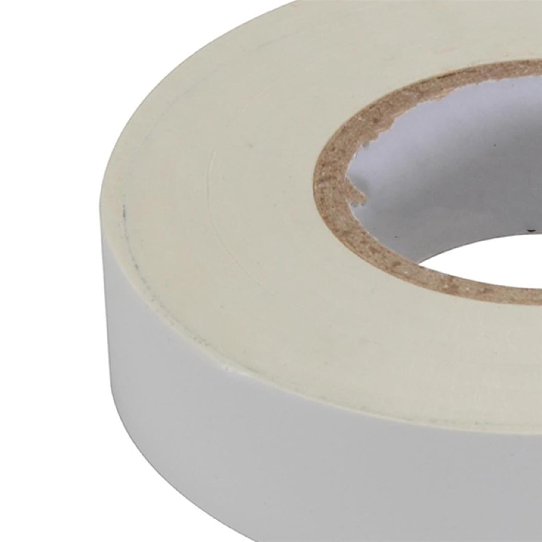 (Pack of 2) Electrical PVC Insulation Insulating Tape 22m Flame Retardant White by Daptez