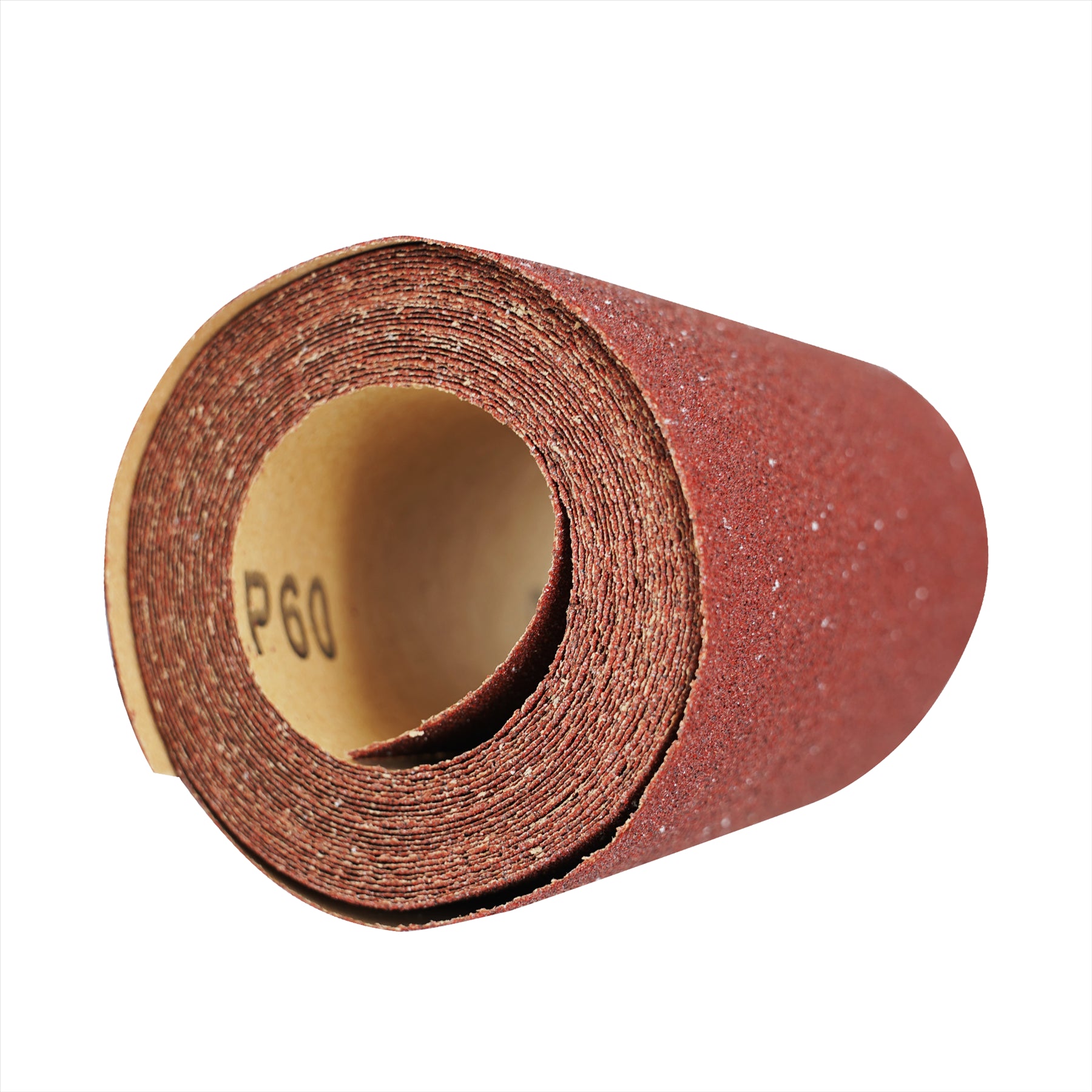 ALUMINIUM OXIDE SANDING ROLL 115mm 5m RED GRIT 60 by Daptez